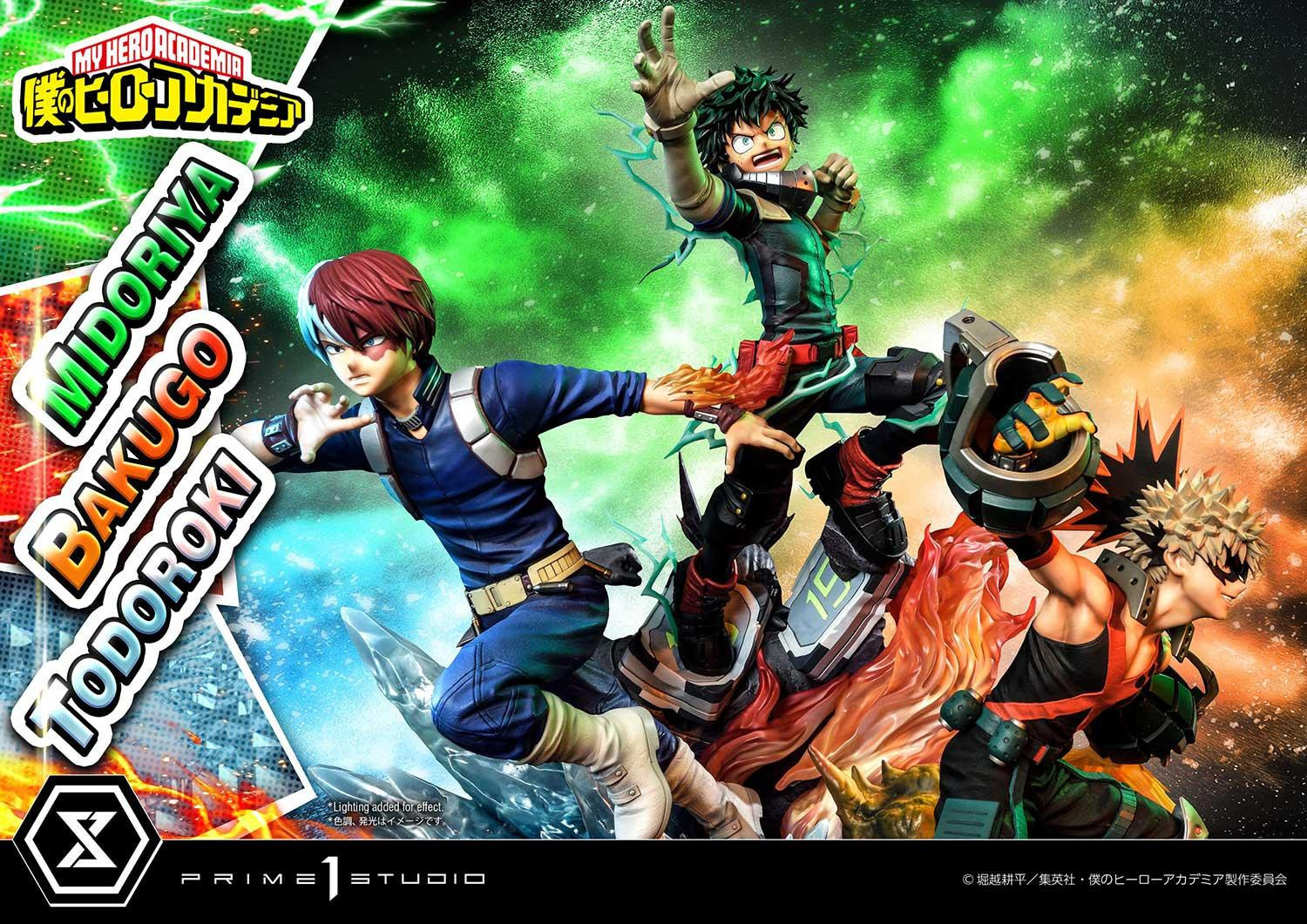 Boku no Hero Academia - Bakugo Katsuki - Midoriya Izuku - Todoroki Shoto - Ultimate Premium Masterline  (UPMMHA-01DXS) - 1/4 - DX Bonus Version (Prime 1 Studio) photo 77