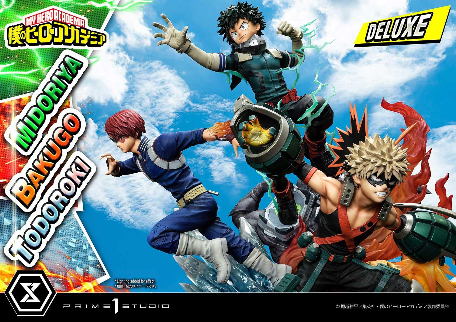 Boku no Hero Academia - Bakugo Katsuki - Midoriya Izuku - Todoroki Shoto - Ultimate Premium Masterline  (UPMMHA-01DXS) - 1/4 - DX Bonus Version (Prime 1 Studio) photo 84