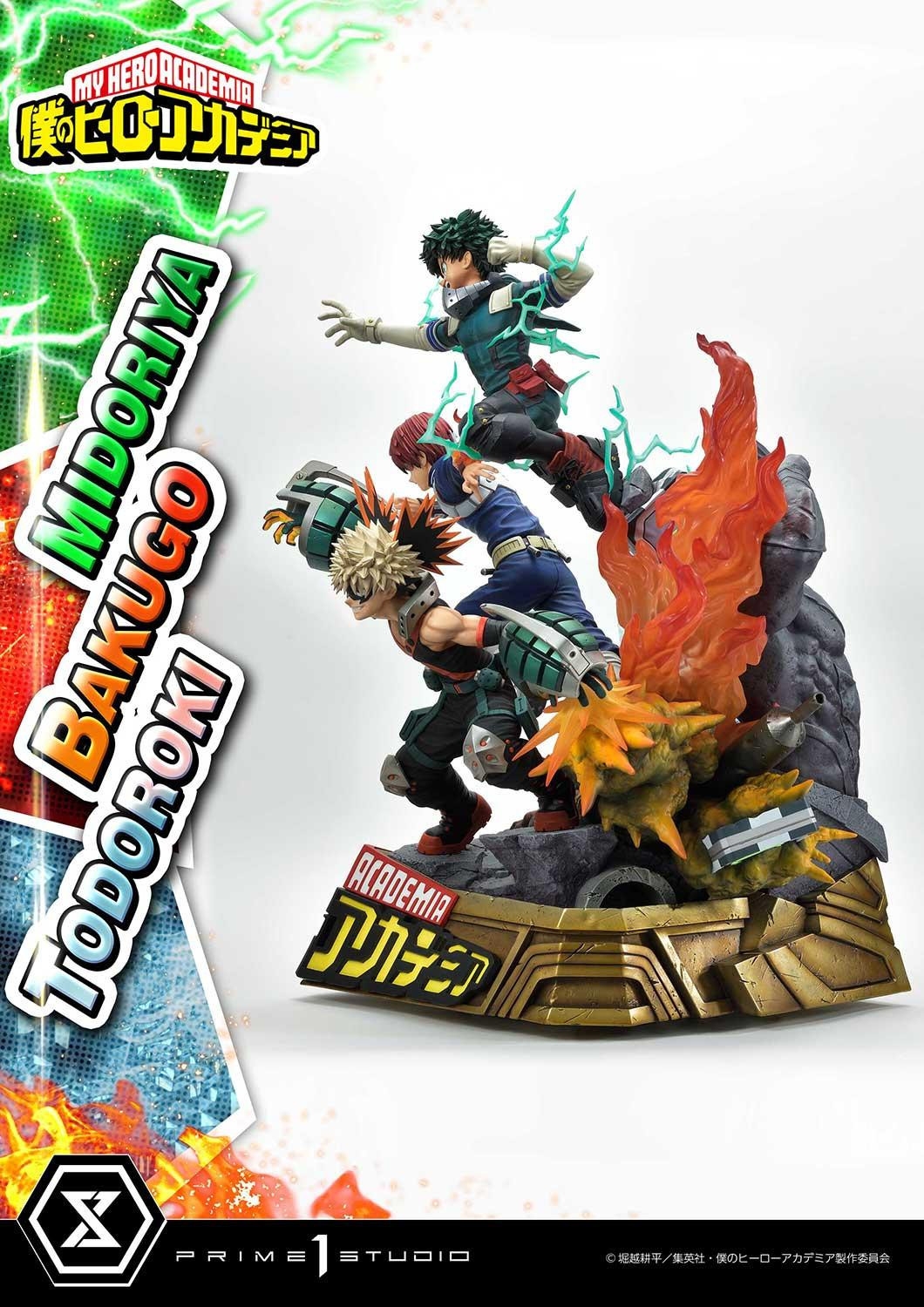 Boku no Hero Academia - Bakugo Katsuki - Midoriya Izuku - Todoroki Shoto - Ultimate Premium Masterline  (UPMMHA-01DXS) - 1/4 - DX Bonus Version (Prime 1 Studio) photo 91