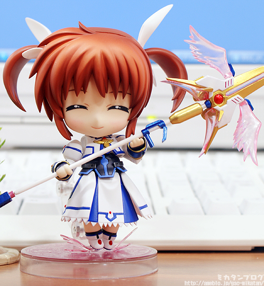 Mahou Shoujo Lyrical Nanoha The Movie 2nd A's - Raising Heart - Takamachi Nanoha - Nendoroid (#263) - Full Action, Exelion Mode Edition (Good Smile Company) photo 30