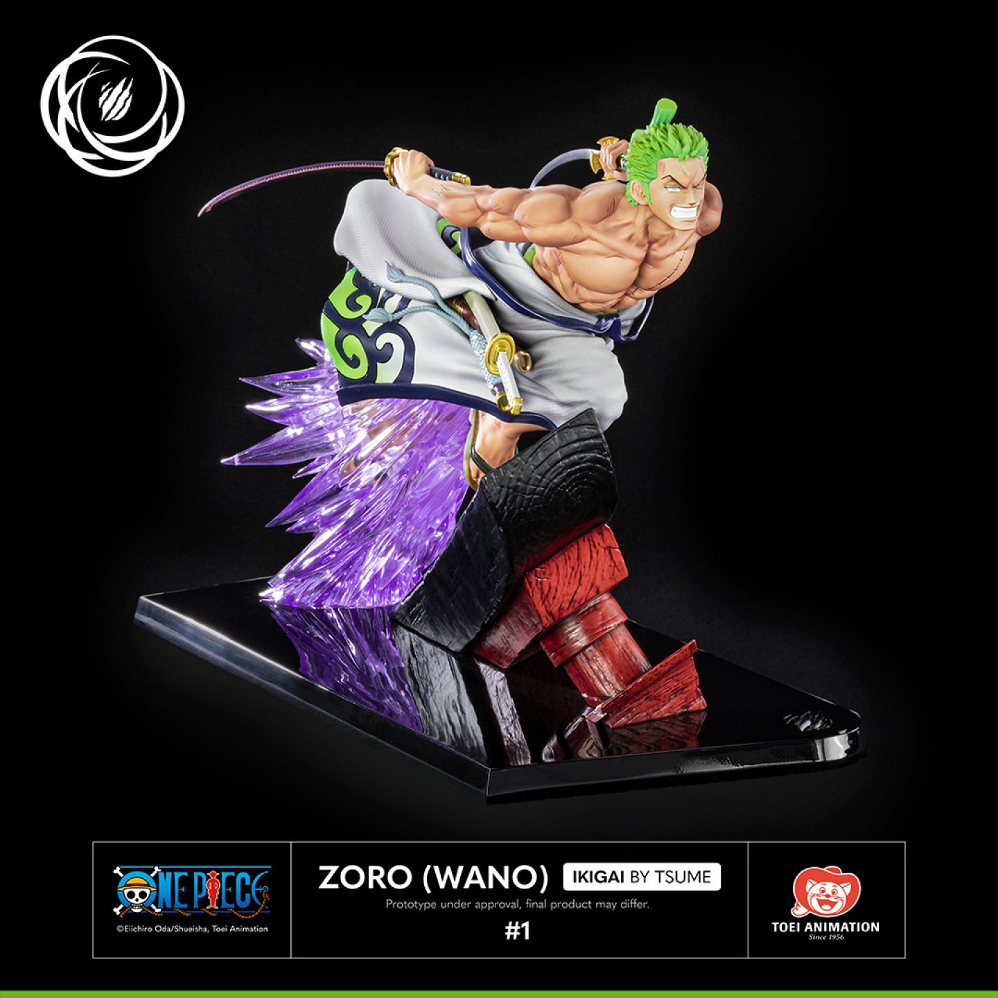 One Piece - Roronoa Zoro - Ikigai (#1) - 1/6 - Wano, Regular Edition (Tsume) photo 2
