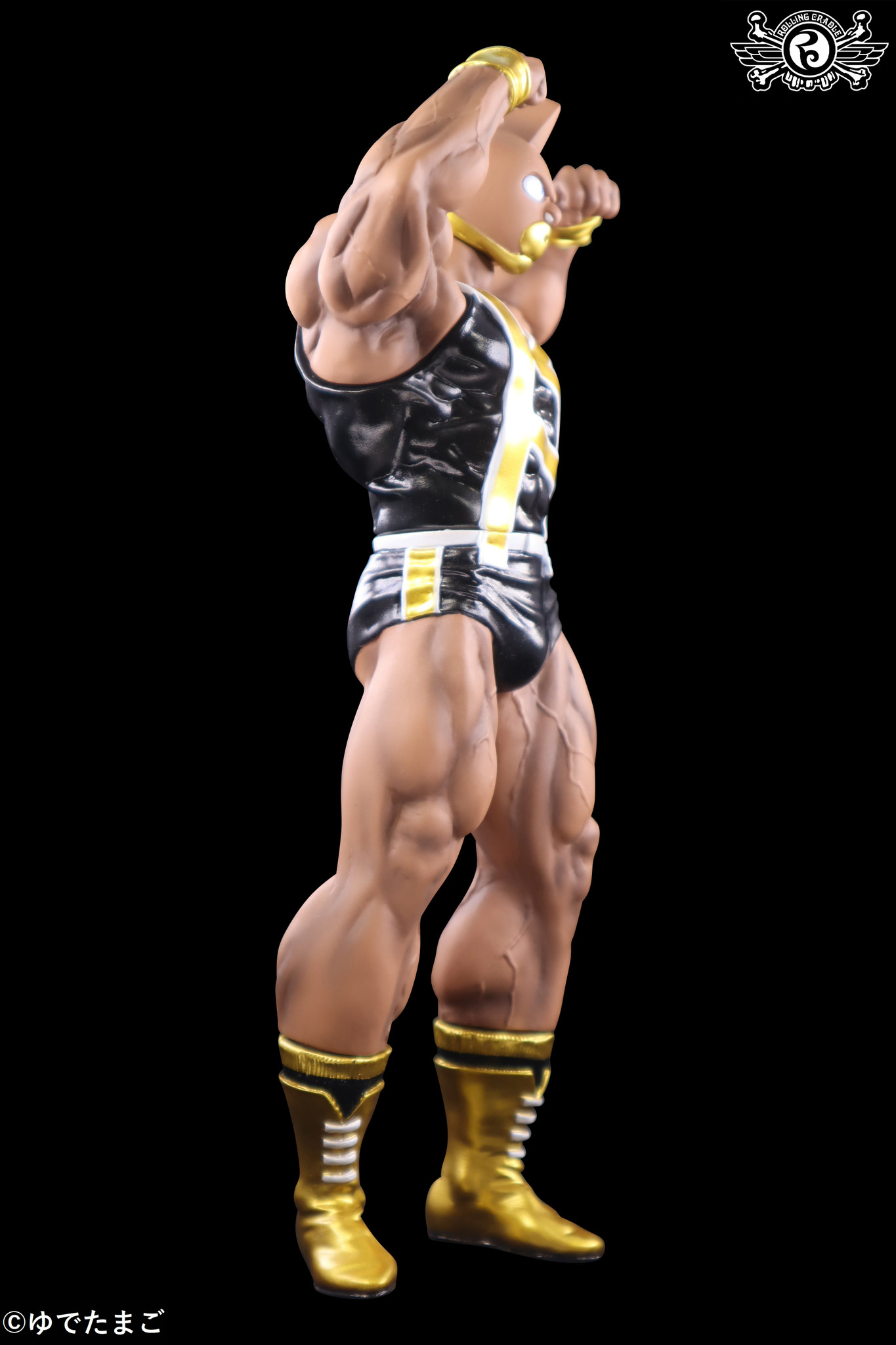 Kinnikuman - CCP Muscular Collection  (NO.39) - Suguru KINsuit Ver. Rolling Cradle type BLACK (CCP) photo 9