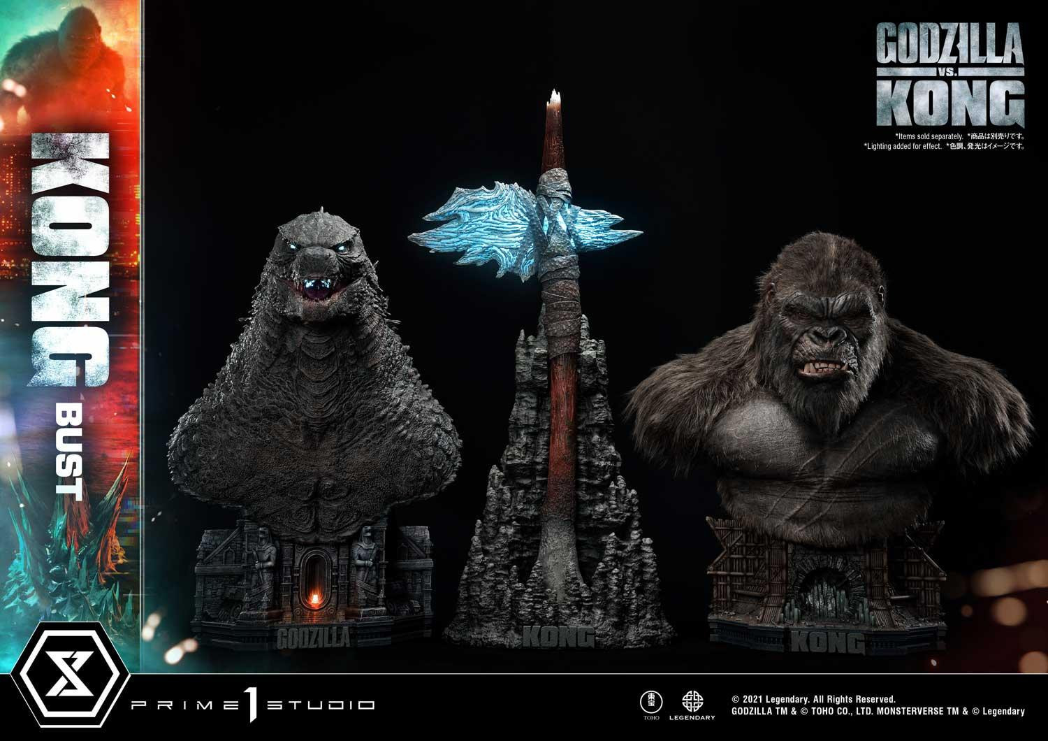 Godzilla vs. Kong - Gojira - Bust - Life-Size Bust (LSGVK-01S) - Bonus Version (Prime 1 Studio) photo 13