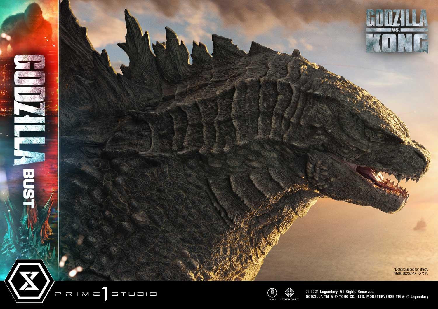 Godzilla vs. Kong - Gojira - Bust - Life-Size Bust (LSGVK-01S) - Bonus Version (Prime 1 Studio) photo 33