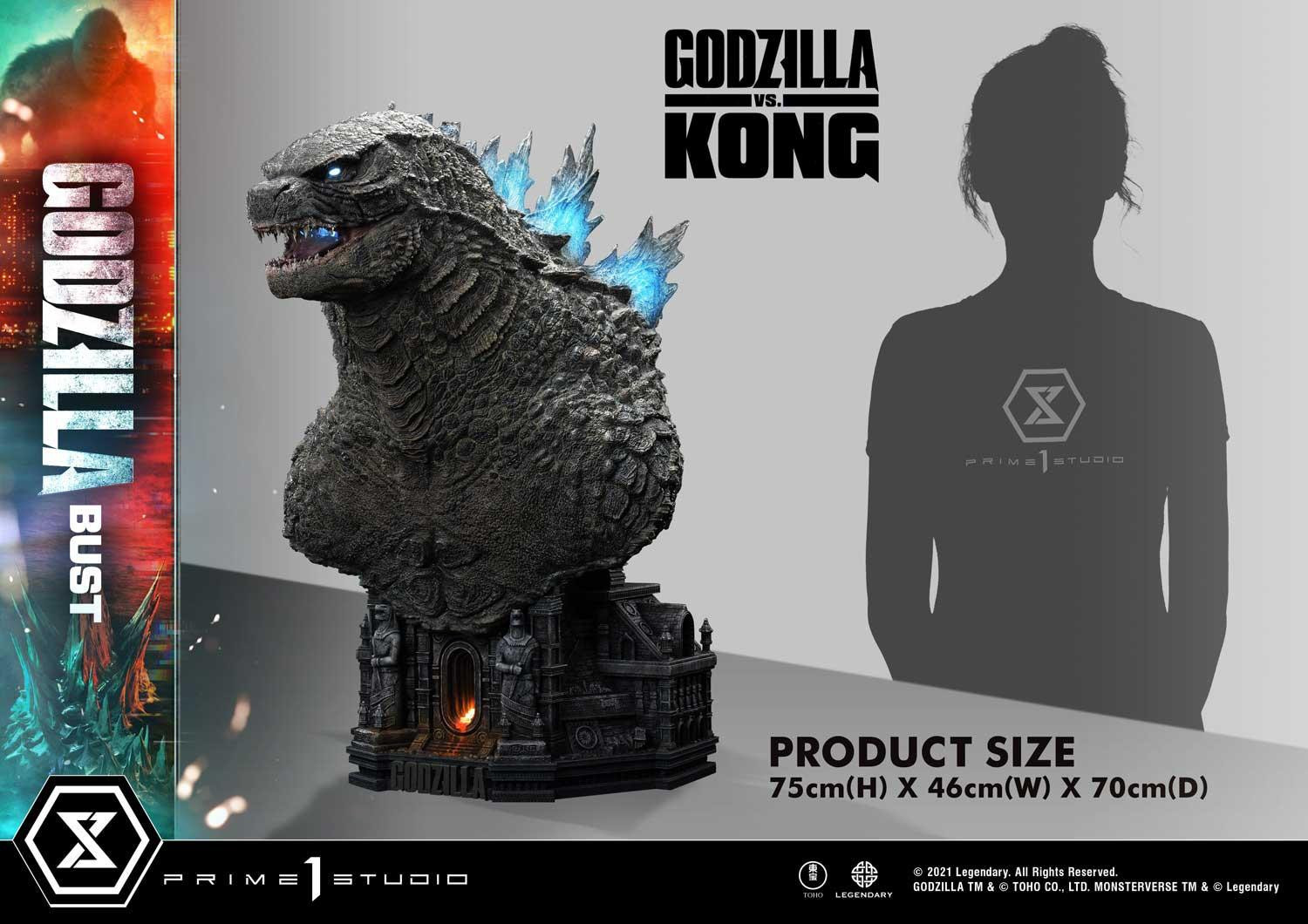 Godzilla vs. Kong - Gojira - Bust - Life-Size Bust (LSGVK-01S) - Bonus Version (Prime 1 Studio) photo 34