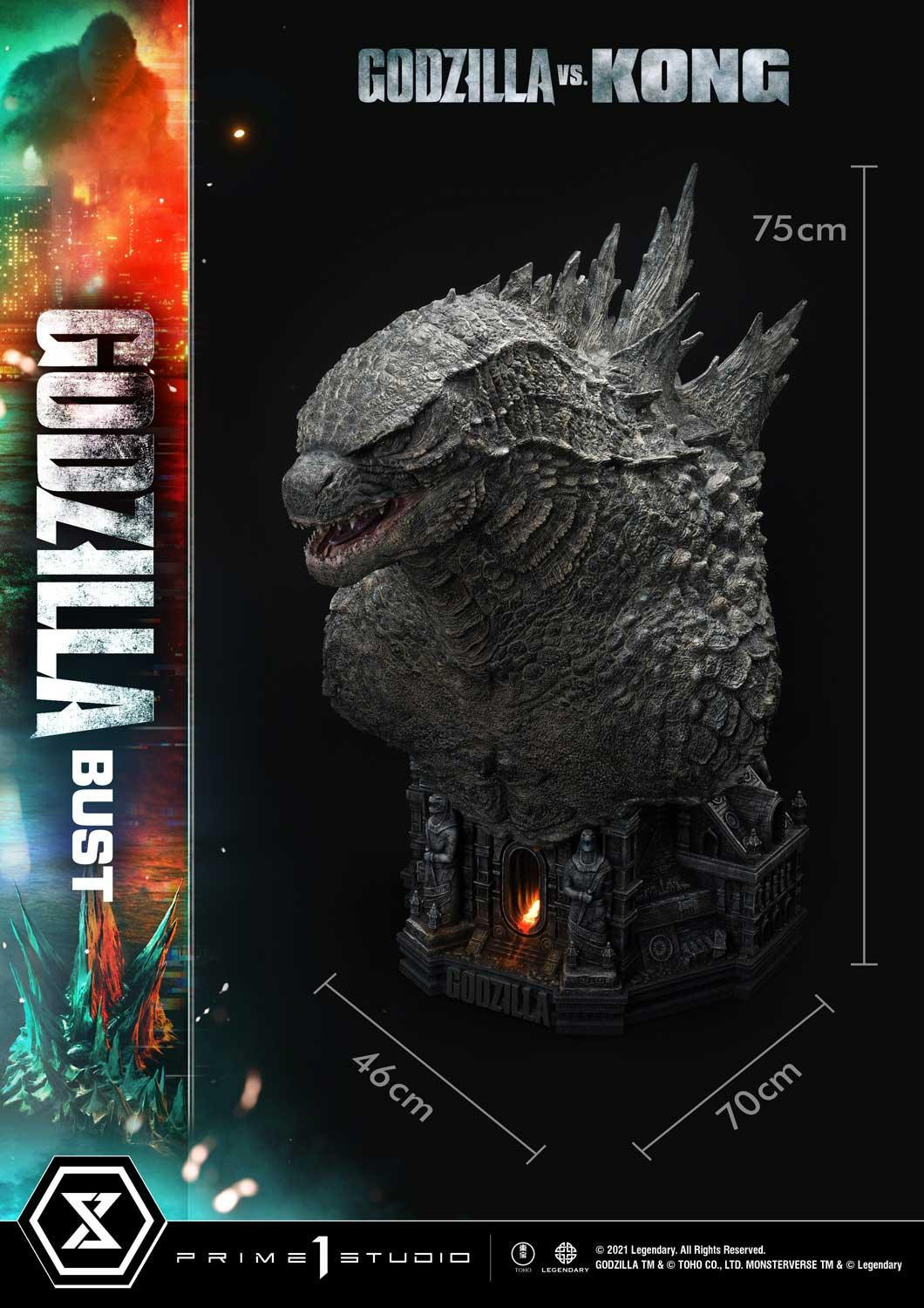 Godzilla vs. Kong - Gojira - Bust - Life-Size Bust (LSGVK-01S) - Bonus Version (Prime 1 Studio) photo 35