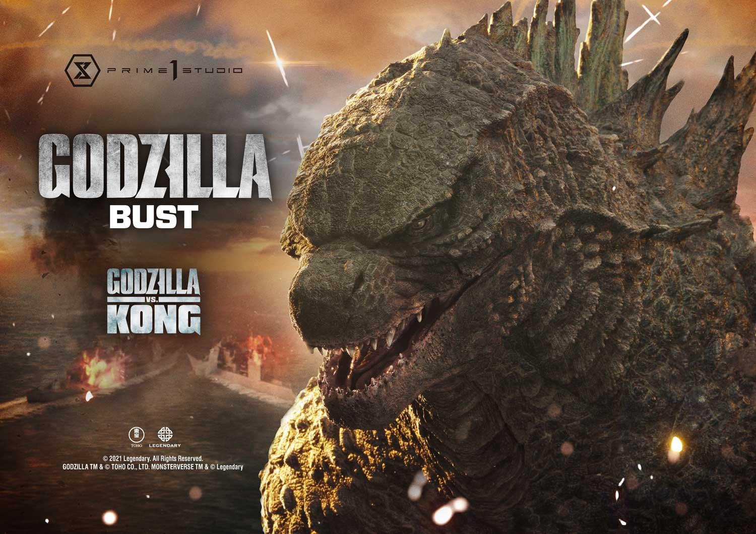 Godzilla vs. Kong - Gojira - Bust - Life-Size Bust (LSGVK-01S) - Bonus Version (Prime 1 Studio) photo 47