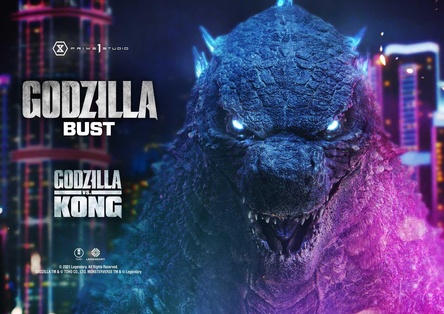 Godzilla vs. Kong - Gojira - Bust - Life-Size Bust (LSGVK-01S) - Bonus Version (Prime 1 Studio) photo 52