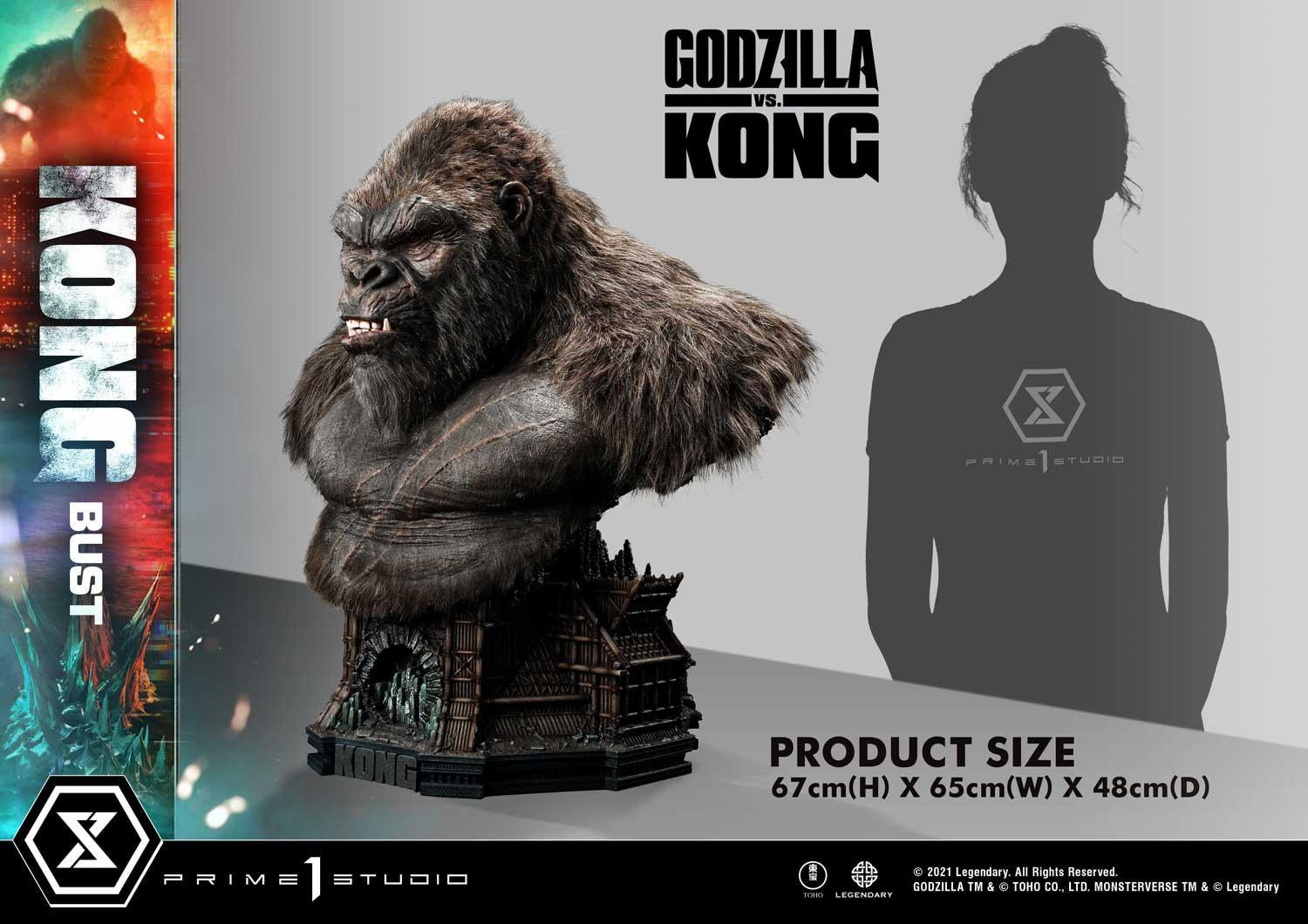 Godzilla vs. Kong - King Kong - Bust - Life-Size Bust  (LSGVK-02) (Prime 1 Studio) photo 3