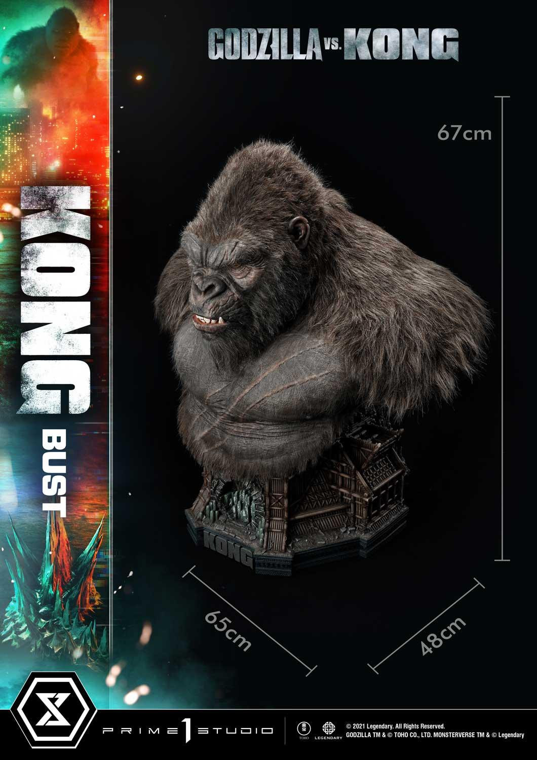 Godzilla vs. Kong - King Kong - Bust - Life-Size Bust  (LSGVK-02) (Prime 1 Studio) photo 4