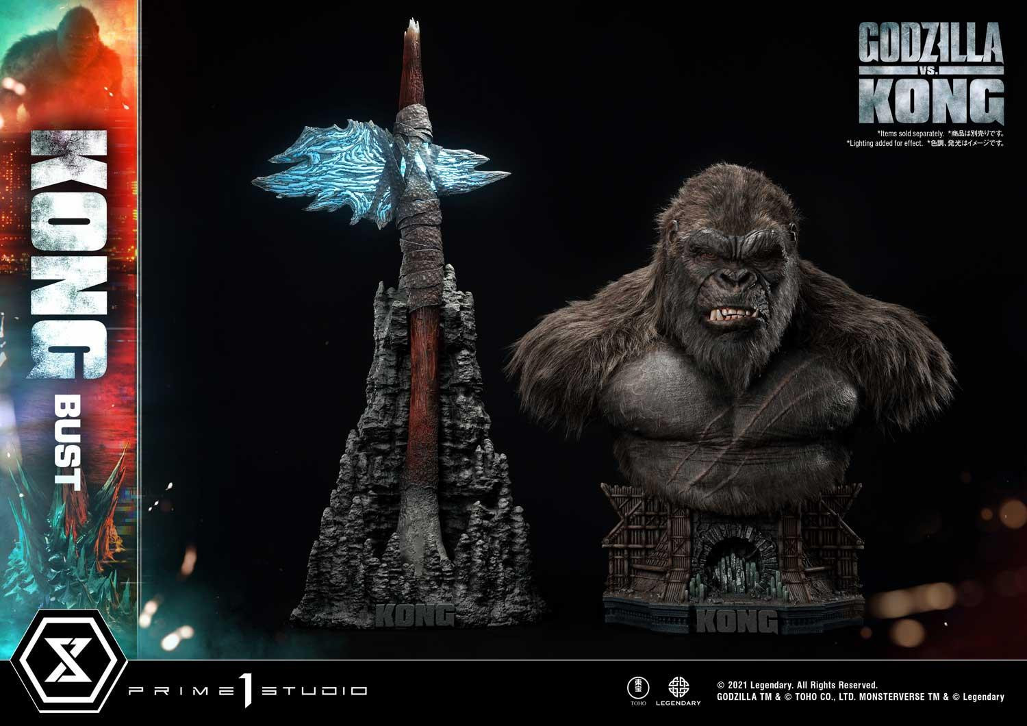 Godzilla vs. Kong - King Kong - Bust - Life-Size Bust  (LSGVK-02) (Prime 1 Studio) photo 27