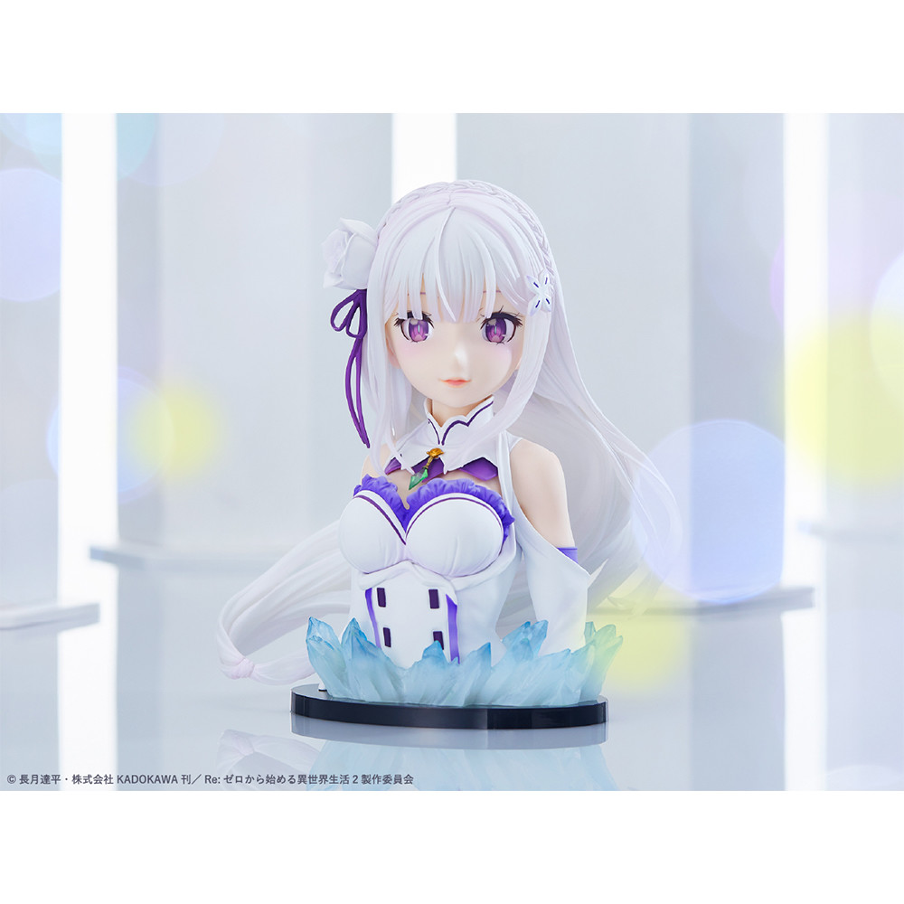 Re:Zero kara Hajimeru Isekai Seikatsu - Emilia - ArtScale - Bust - Ichiban Kuji - Ichiban Kuji Re:Zero kara Hajimeru Isekai Seikatsu -Anata, Seirei no Shukufuku ga Arimasu you ni-  (A Prize) (Bandai Spirits) photo 5