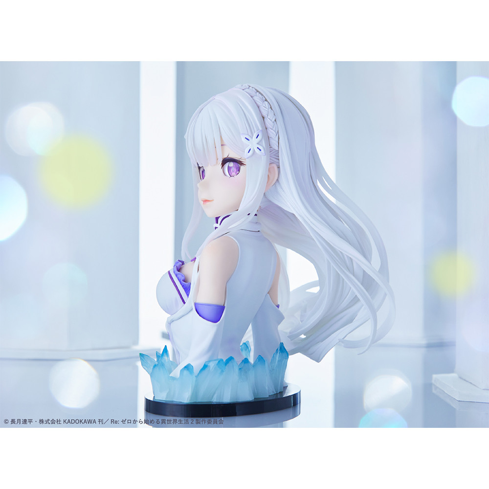 Re:Zero kara Hajimeru Isekai Seikatsu - Emilia - ArtScale - Bust - Ichiban Kuji - Ichiban Kuji Re:Zero kara Hajimeru Isekai Seikatsu -Anata, Seirei no Shukufuku ga Arimasu you ni-  (A Prize) (Bandai Spirits) photo 6