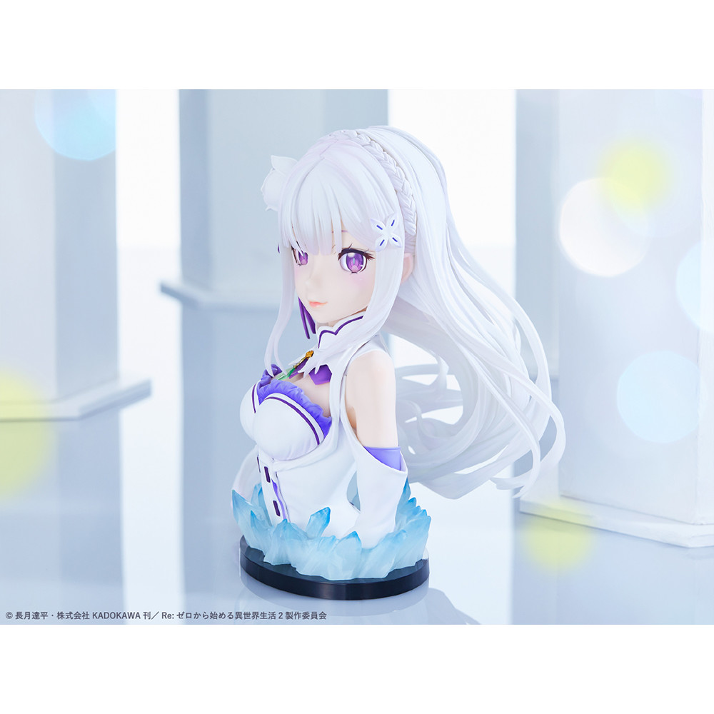 Re:Zero kara Hajimeru Isekai Seikatsu - Emilia - ArtScale - Bust - Ichiban Kuji - Ichiban Kuji Re:Zero kara Hajimeru Isekai Seikatsu -Anata, Seirei no Shukufuku ga Arimasu you ni-  (A Prize) (Bandai Spirits) photo 7