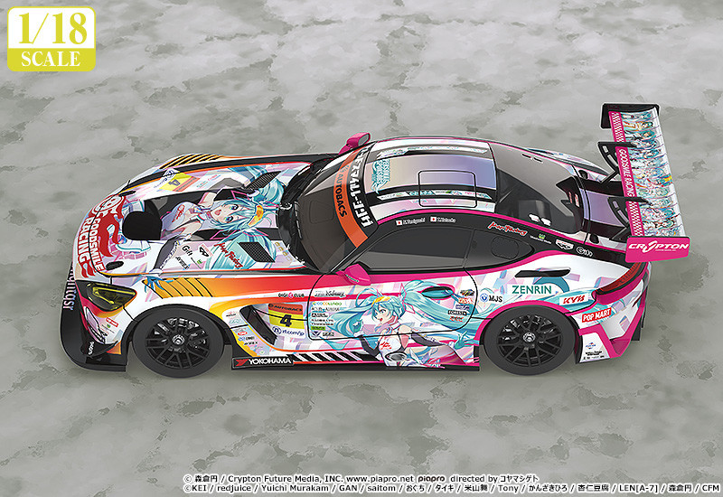 Good Smile Racing - Hatsune Miku - Itasha - Hatsune Miku AMG 2021 SUPER GT 100th Race Commemorative Ver. - 1/18 - AMG 2021 SUPER GT 100th Race Commemorative Ver. (Good Smile Company, GOOD SMILE Racing) photo 2
