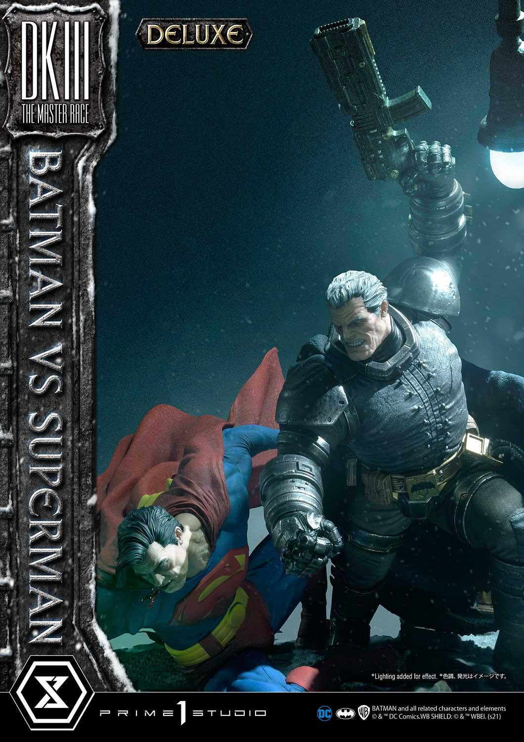 The Dark Knight III: The Master Race - Batman - Bruce Wayne - Superman - Diorama - Ultimate Diorama Masterline  (UDMDCDK3-01DXS) - 1/3 - DX Bonus Version (Prime 1 Studio) photo 2