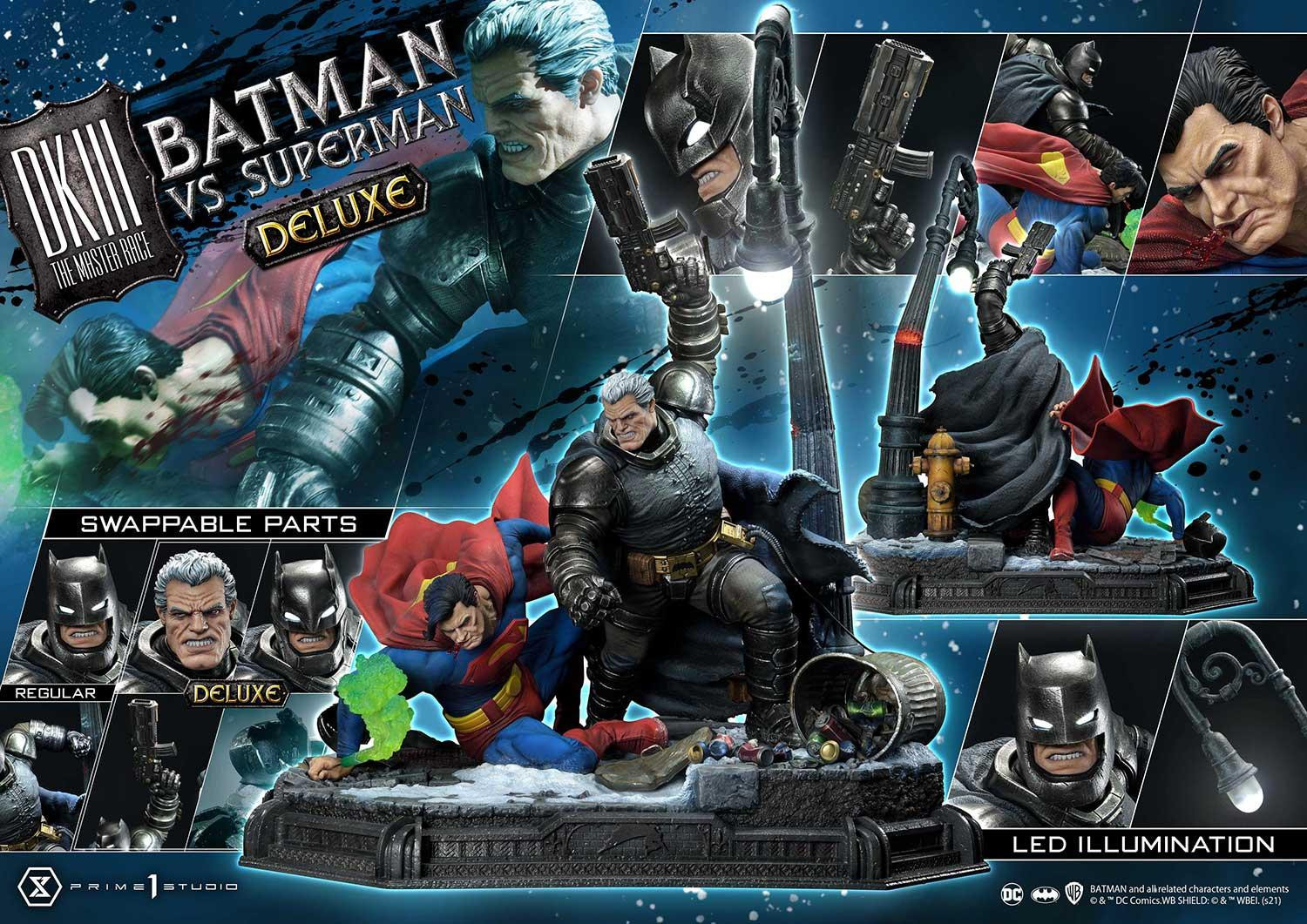The Dark Knight III: The Master Race - Batman - Bruce Wayne - Superman - Diorama - Ultimate Diorama Masterline  (UDMDCDK3-01DXS) - 1/3 - DX Bonus Version (Prime 1 Studio) photo 24