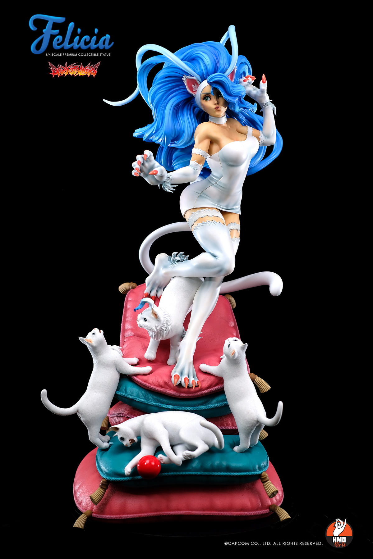 Vampire: The Night Warriors - Felicia - Gaming Legends - 1/4 - White Edition (Hand Made Object) photo 2