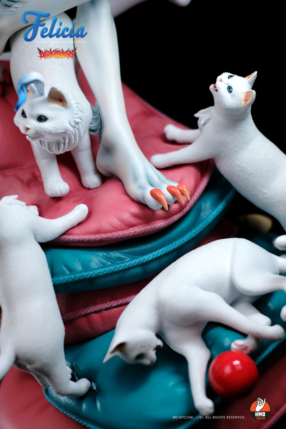 Vampire: The Night Warriors - Felicia - Gaming Legends - 1/4 - White Edition (Hand Made Object) photo 3
