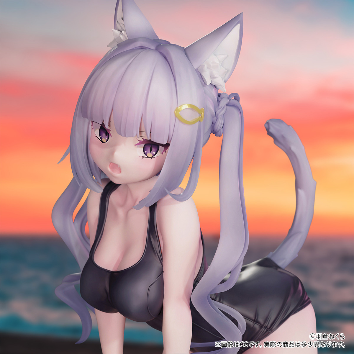 Original - Kemonomimi Gakuen - Harusame - 1/7 (B'full) photo 2