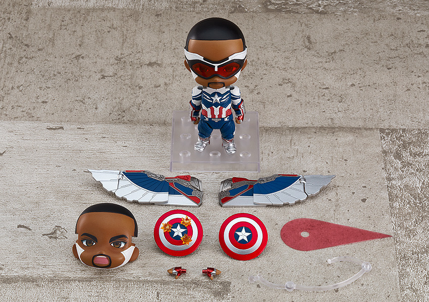 The Falcon and the Winter Soldier - Captain America (Sam Wilson) - Nendoroid  (#1618-DX) - DX (Good Smile Company) photo 2