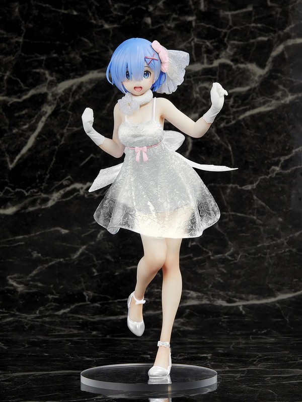 Re:Zero kara Hajimeru Isekai Seikatsu - Rem - Precious Figure - Clear Dress ver., China Exclusive Color (Taito)