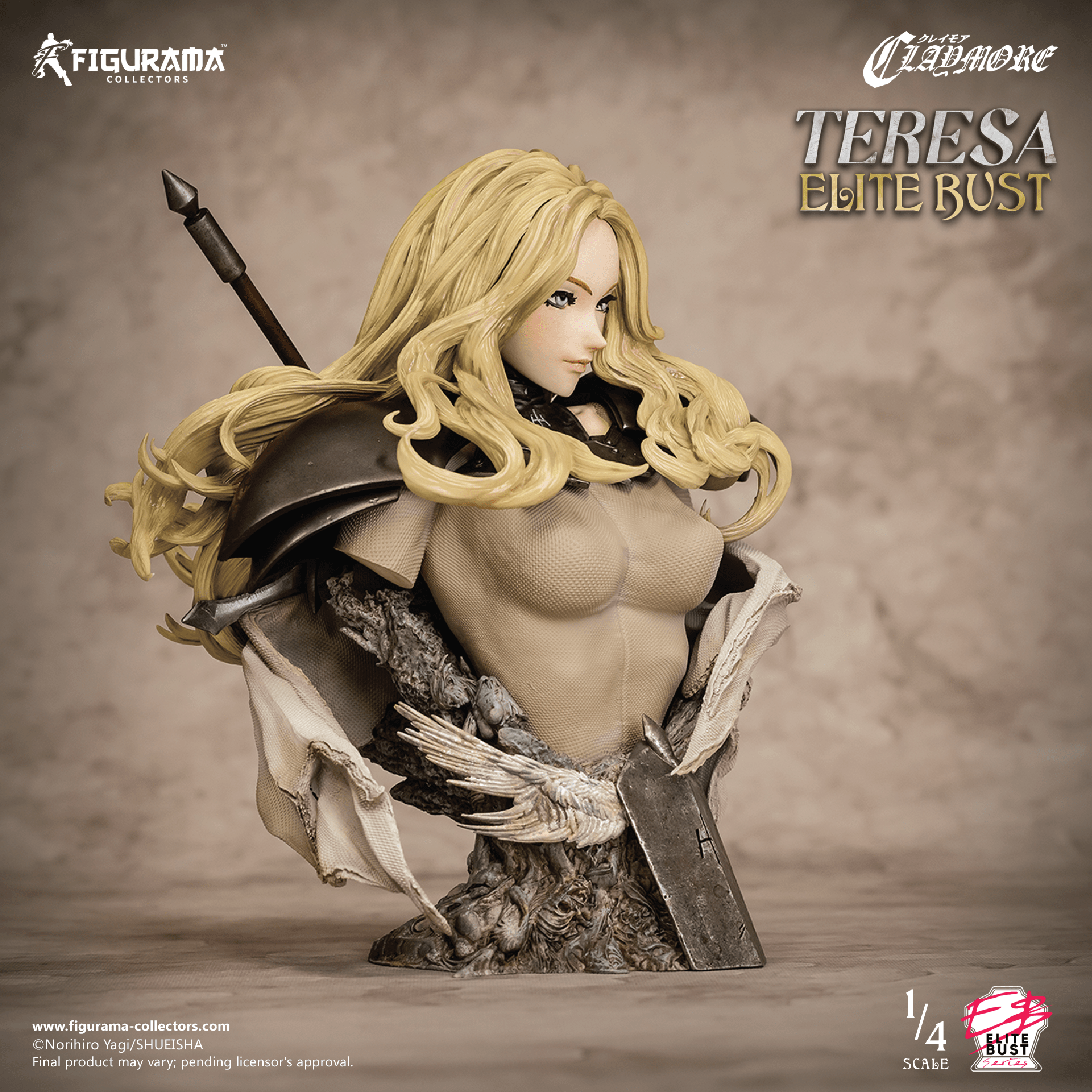 Claymore - Teresa - Bust - Elite Bust Series - 1/4 (Figurama Collectors) photo 4