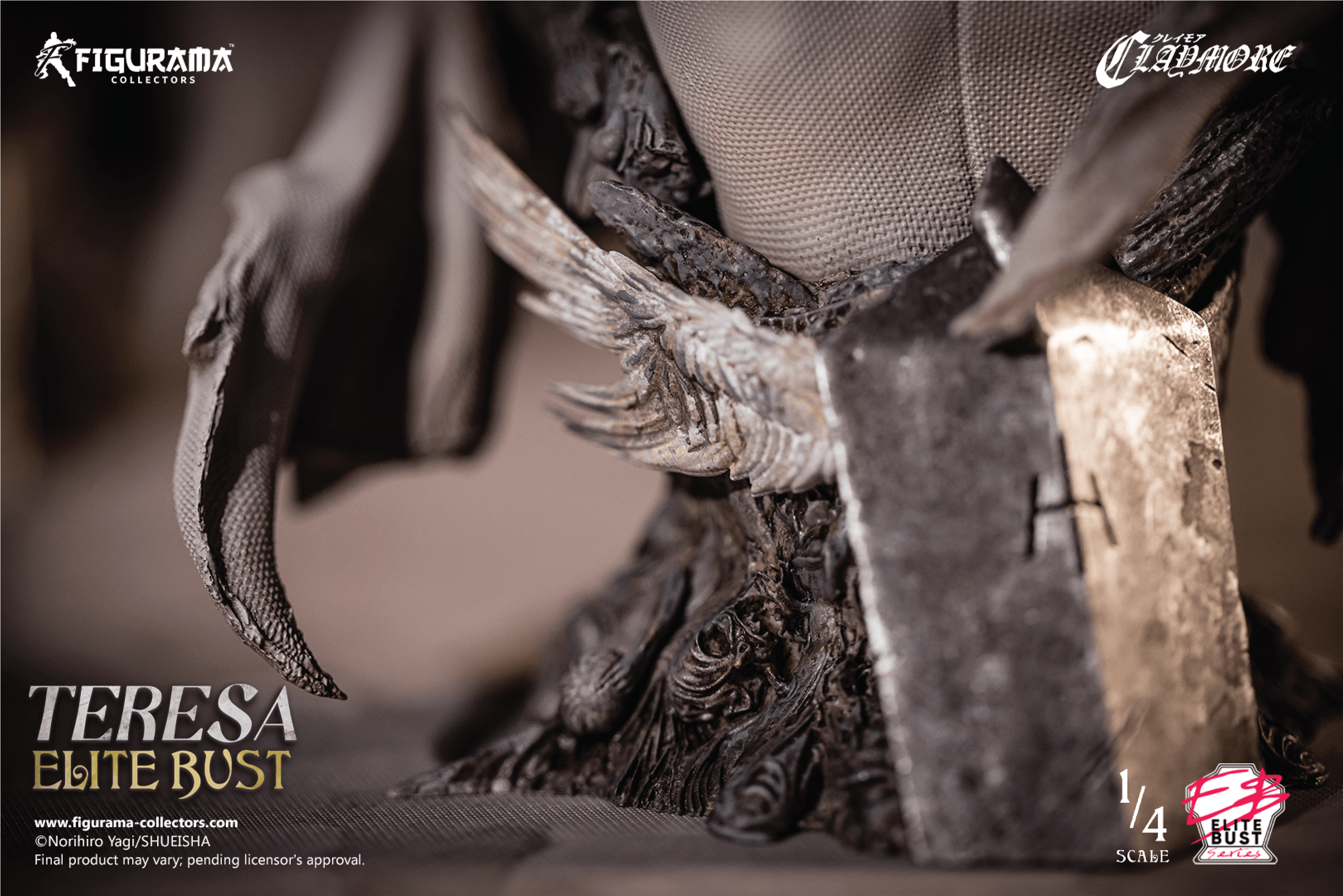 Claymore - Teresa - Bust - Elite Bust Series - 1/4 (Figurama Collectors) photo 8