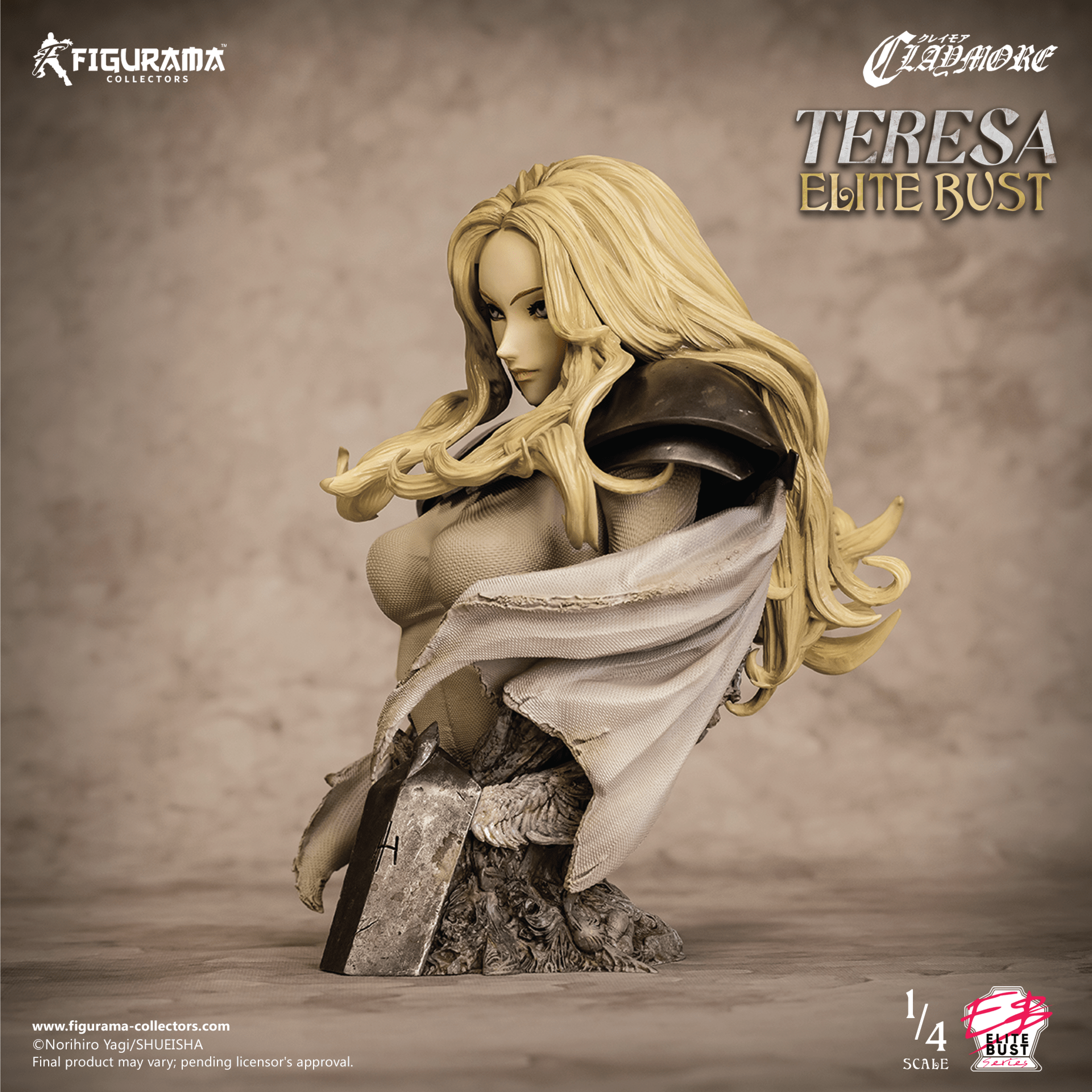 Claymore - Teresa - Bust - Elite Bust Series - 1/4 (Figurama Collectors) photo 15