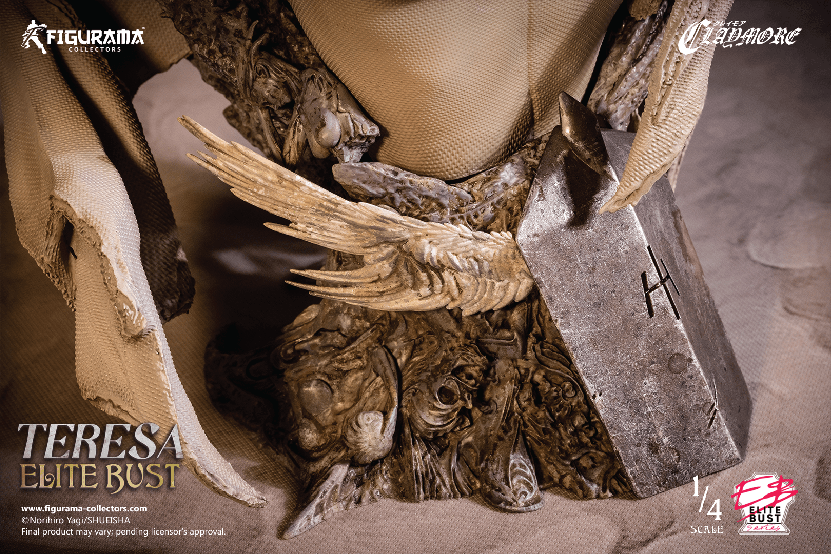 Claymore - Teresa - Bust - Elite Bust Series - 1/4 (Figurama Collectors) photo 16