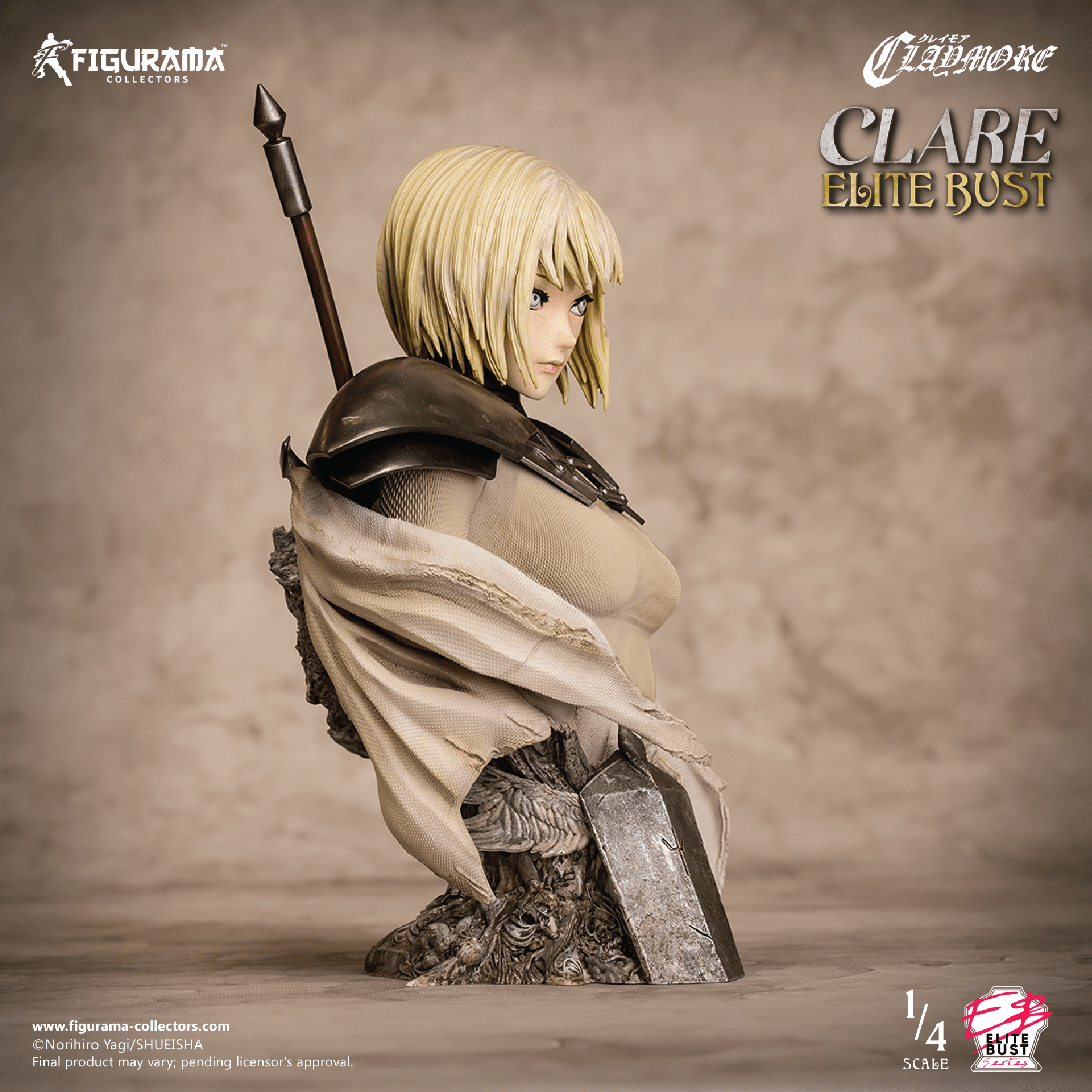Claymore - Clare - Bust - Elite Bust Series - 1/4 (Figurama Collectors) photo 6