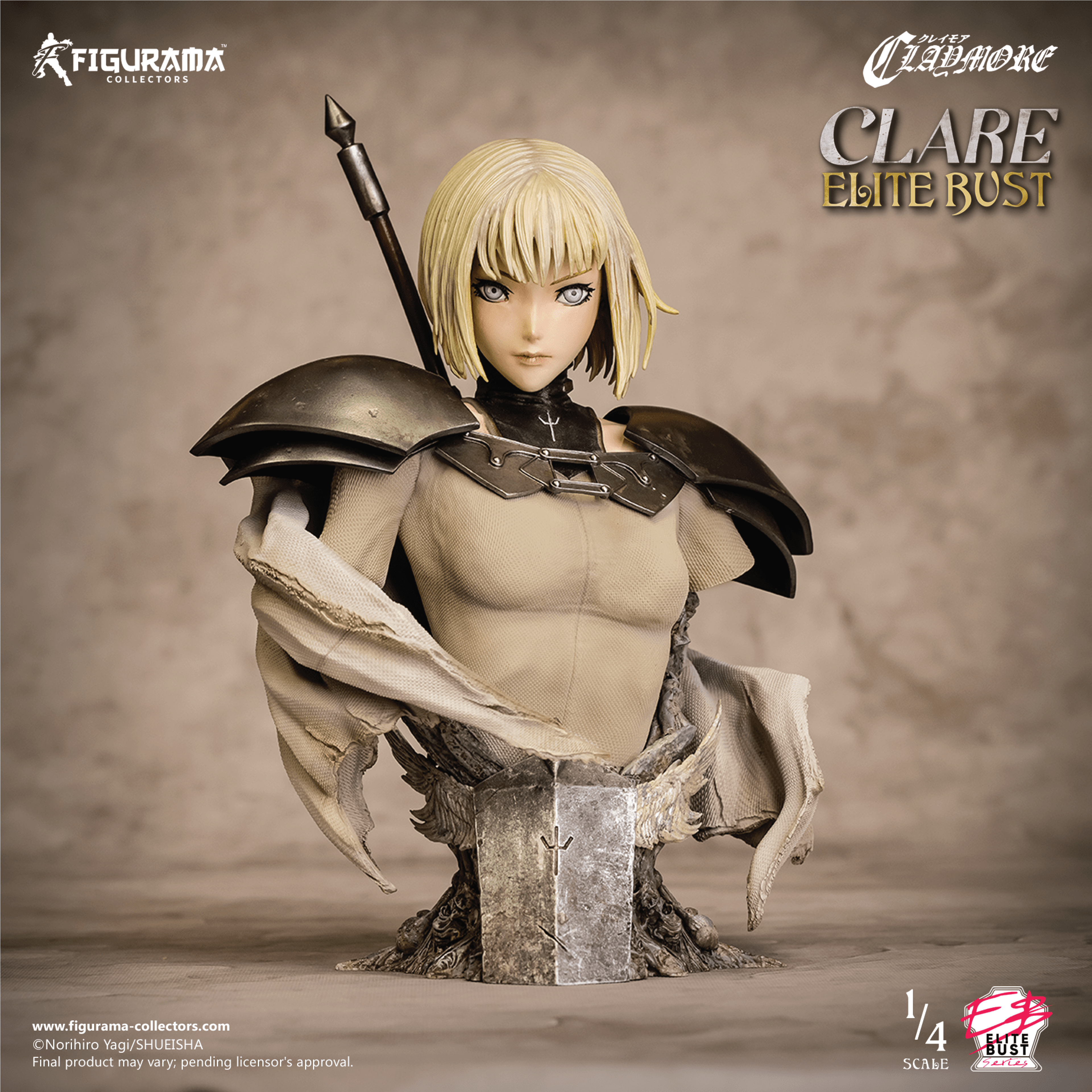 Claymore - Clare - Bust - Elite Bust Series - 1/4 (Figurama Collectors) photo 7