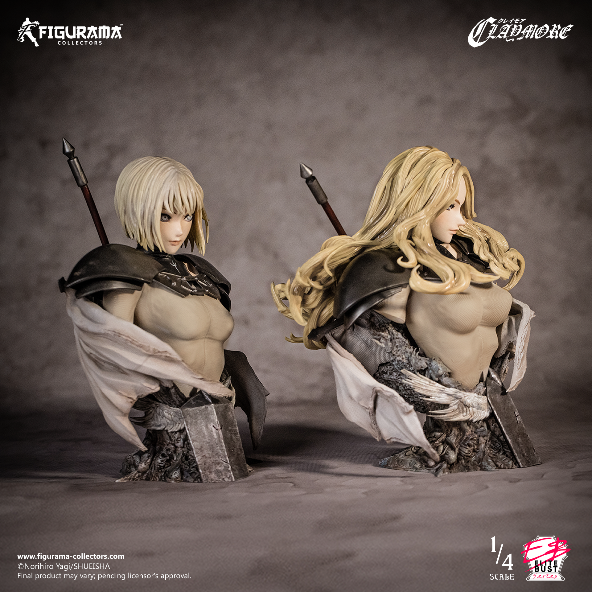 Claymore - Clare - Bust - Elite Bust Series - 1/4 (Figurama Collectors) photo 9