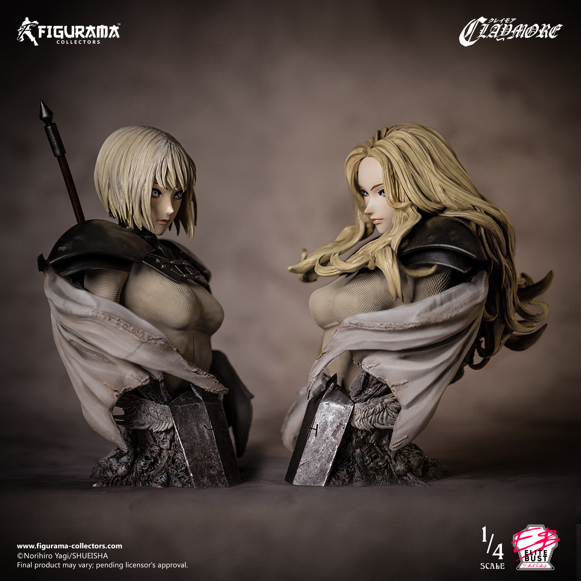 Claymore - Clare - Bust - Elite Bust Series - 1/4 (Figurama Collectors) photo 10