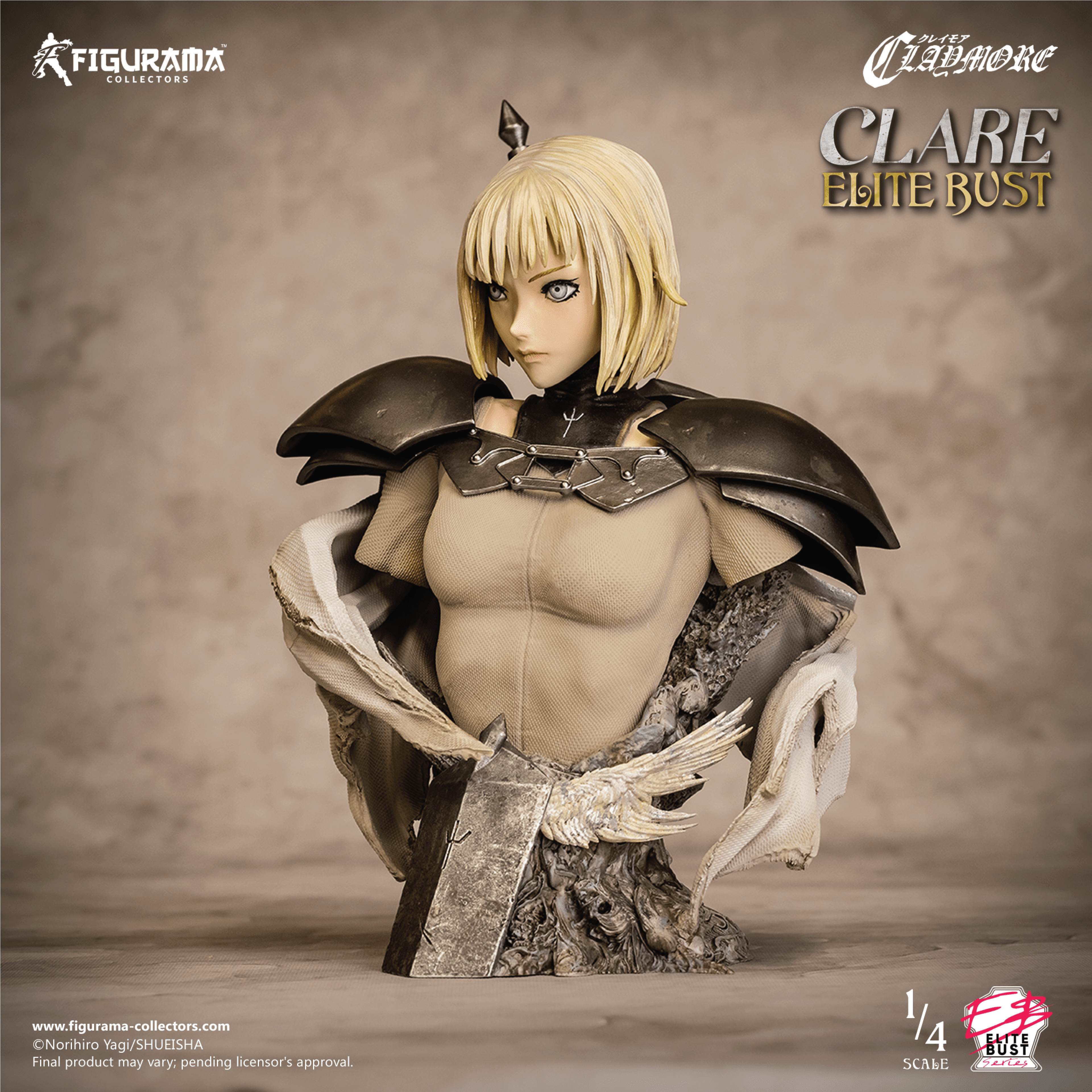 Claymore - Clare - Bust - Elite Bust Series - 1/4 (Figurama Collectors) photo 14