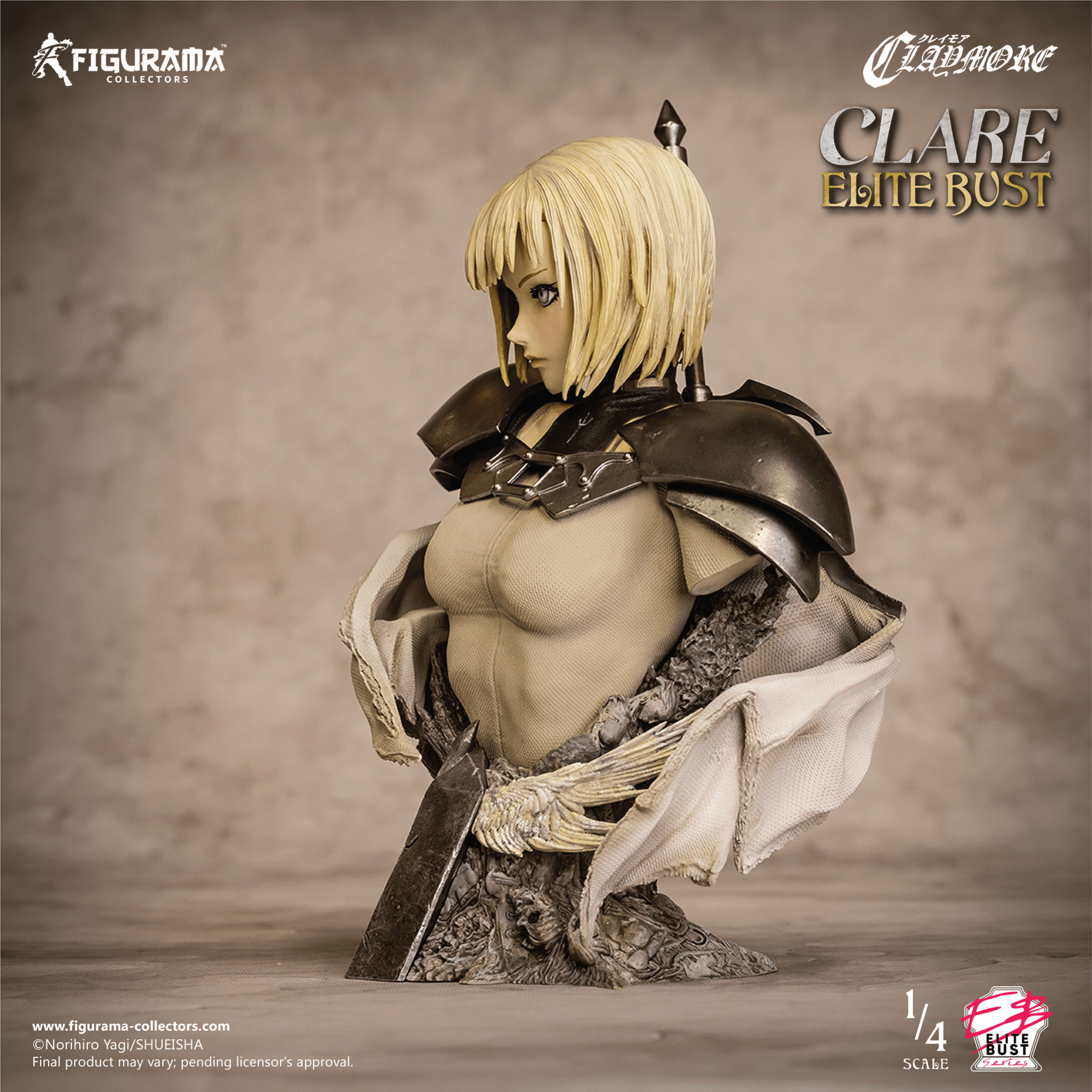 Claymore - Clare - Bust - Elite Bust Series - 1/4 (Figurama Collectors) photo 15