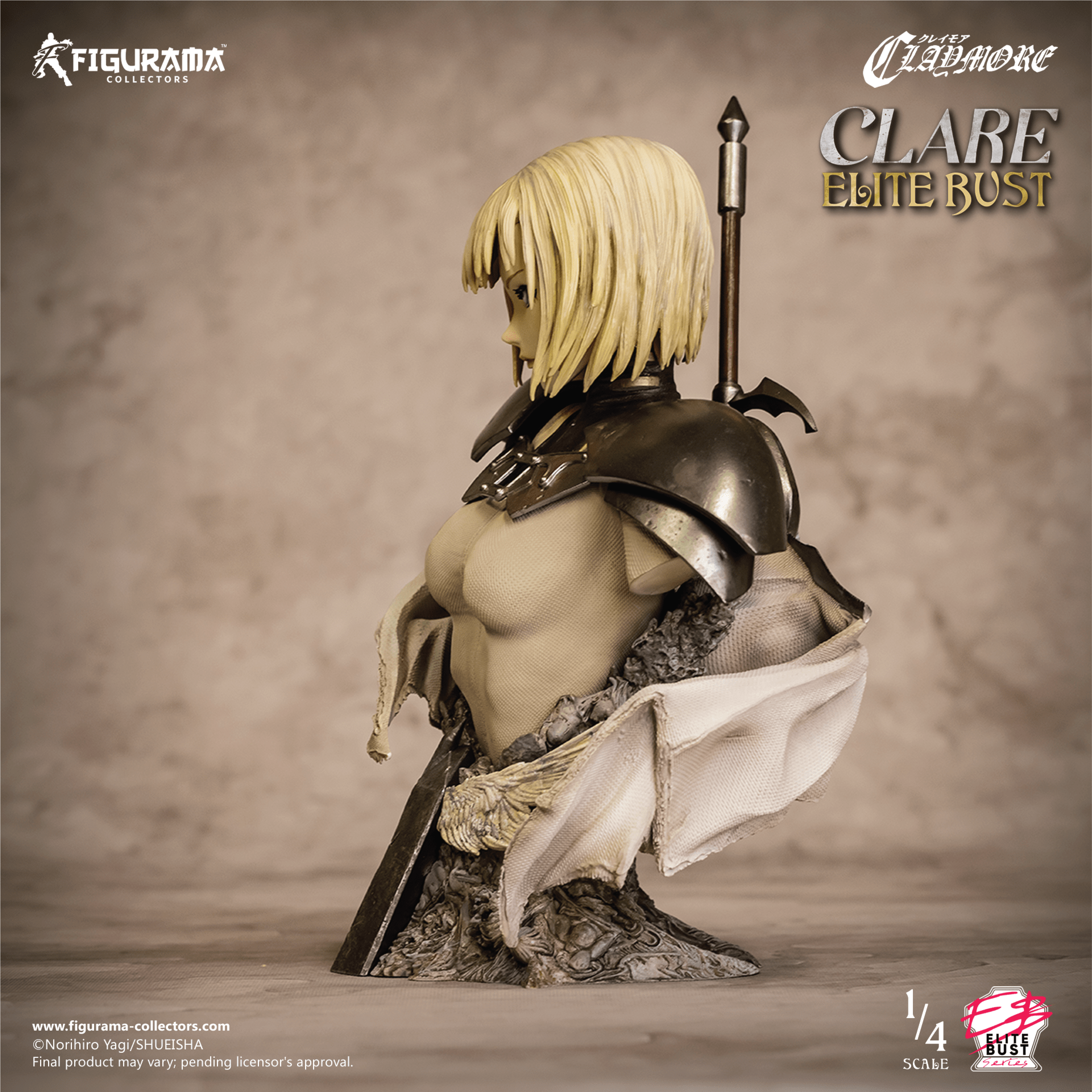 Claymore - Clare - Bust - Elite Bust Series - 1/4 (Figurama Collectors) photo 16