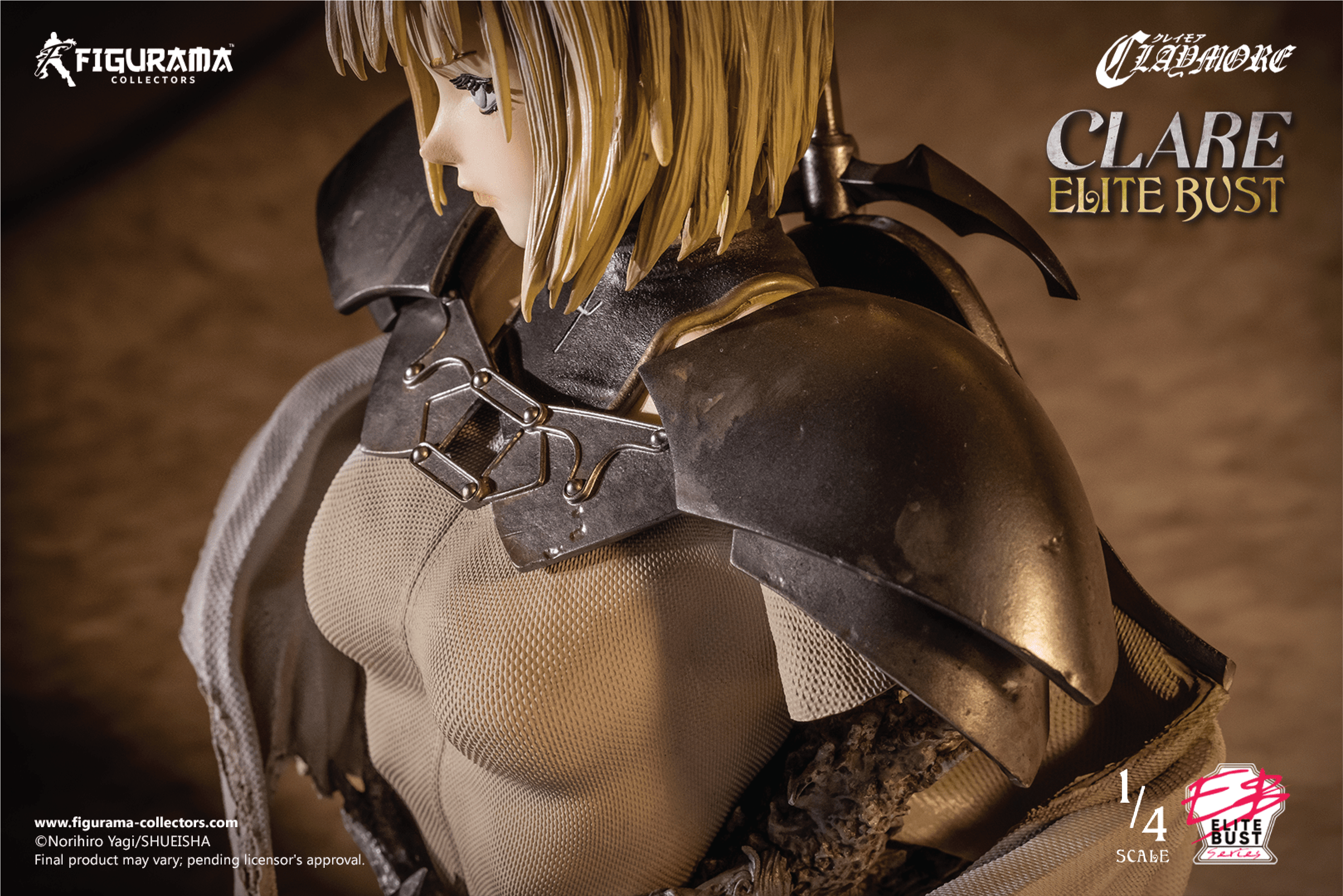 Claymore - Clare - Bust - Elite Bust Series - 1/4 (Figurama Collectors) photo 23
