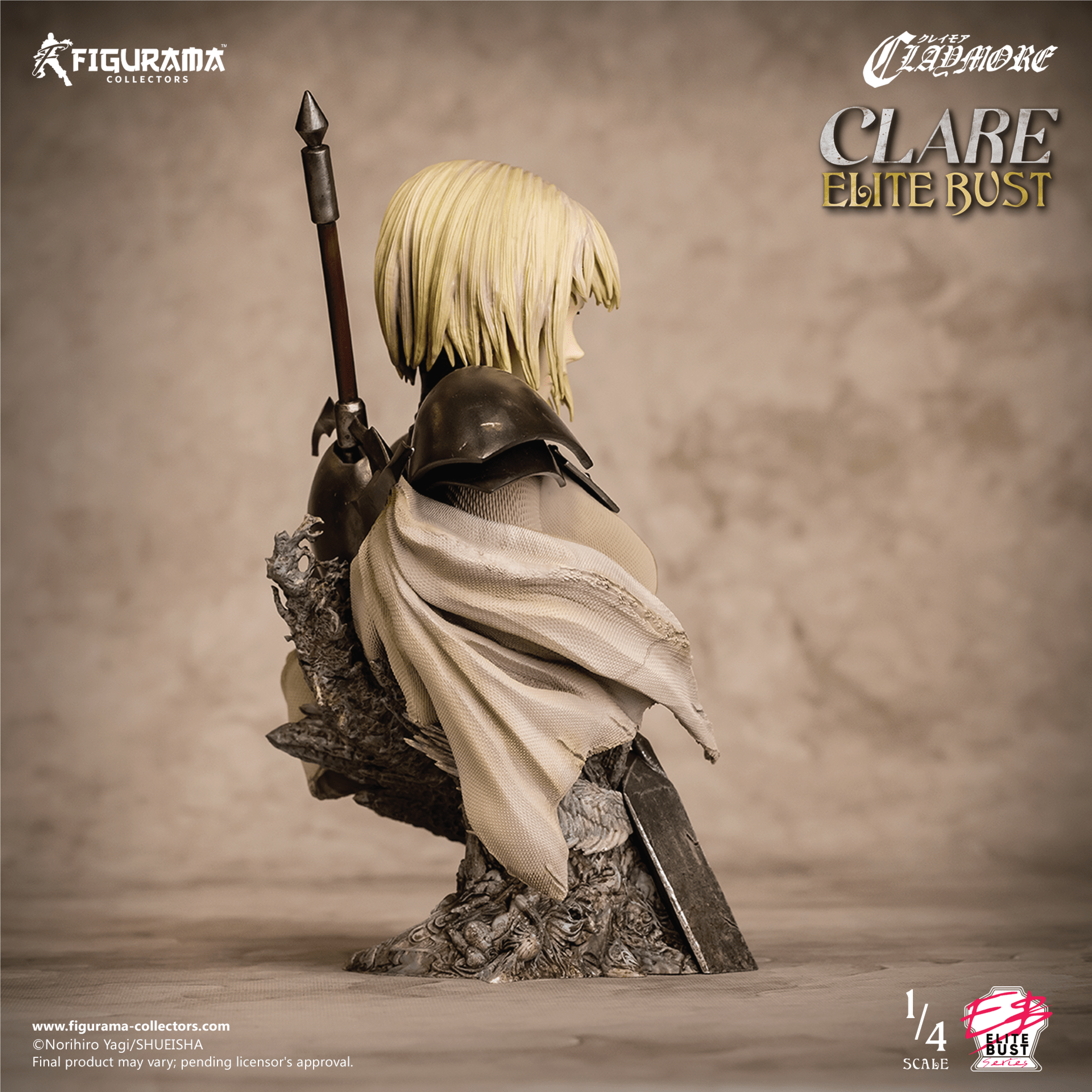 Claymore - Clare - Bust - Elite Bust Series - 1/4 (Figurama Collectors) photo 24