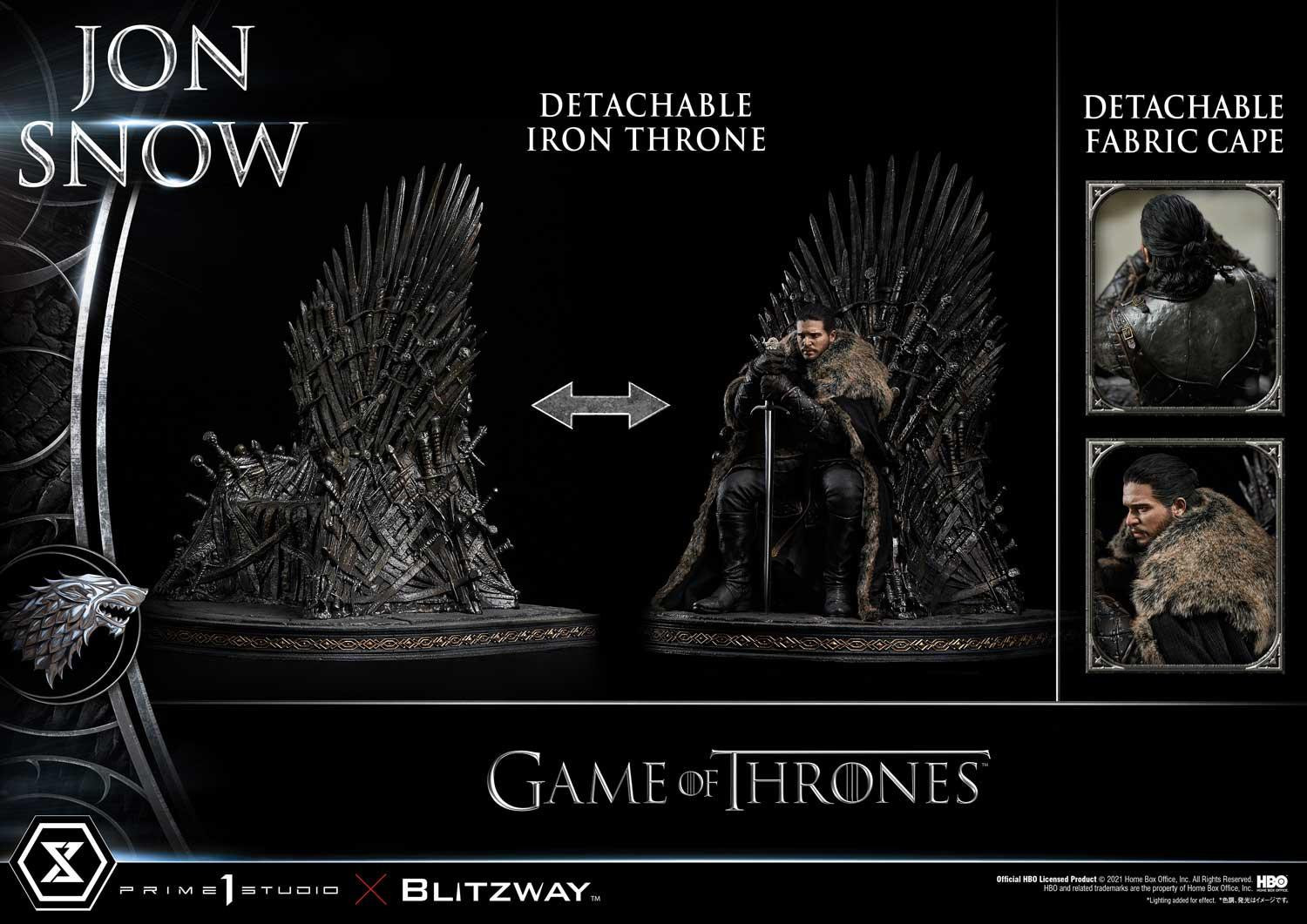 Game of Thrones - Jon Snow - Ultimate Premium Masterline  (UPMGOT-03) - 1/4 (Blitzway, Prime 1 Studio) photo 13