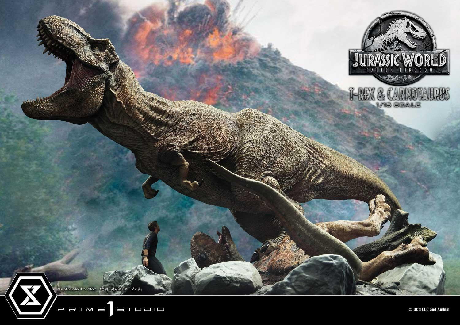 Jurassic World: Fallen Kingdom - Carnotaurus - Owen Grady - Tyrannosaurus Rex - Legacy Museum Collection (LMCJW2-07DX) - 1/15 - DX Version (Prime 1 Studio) photo 3