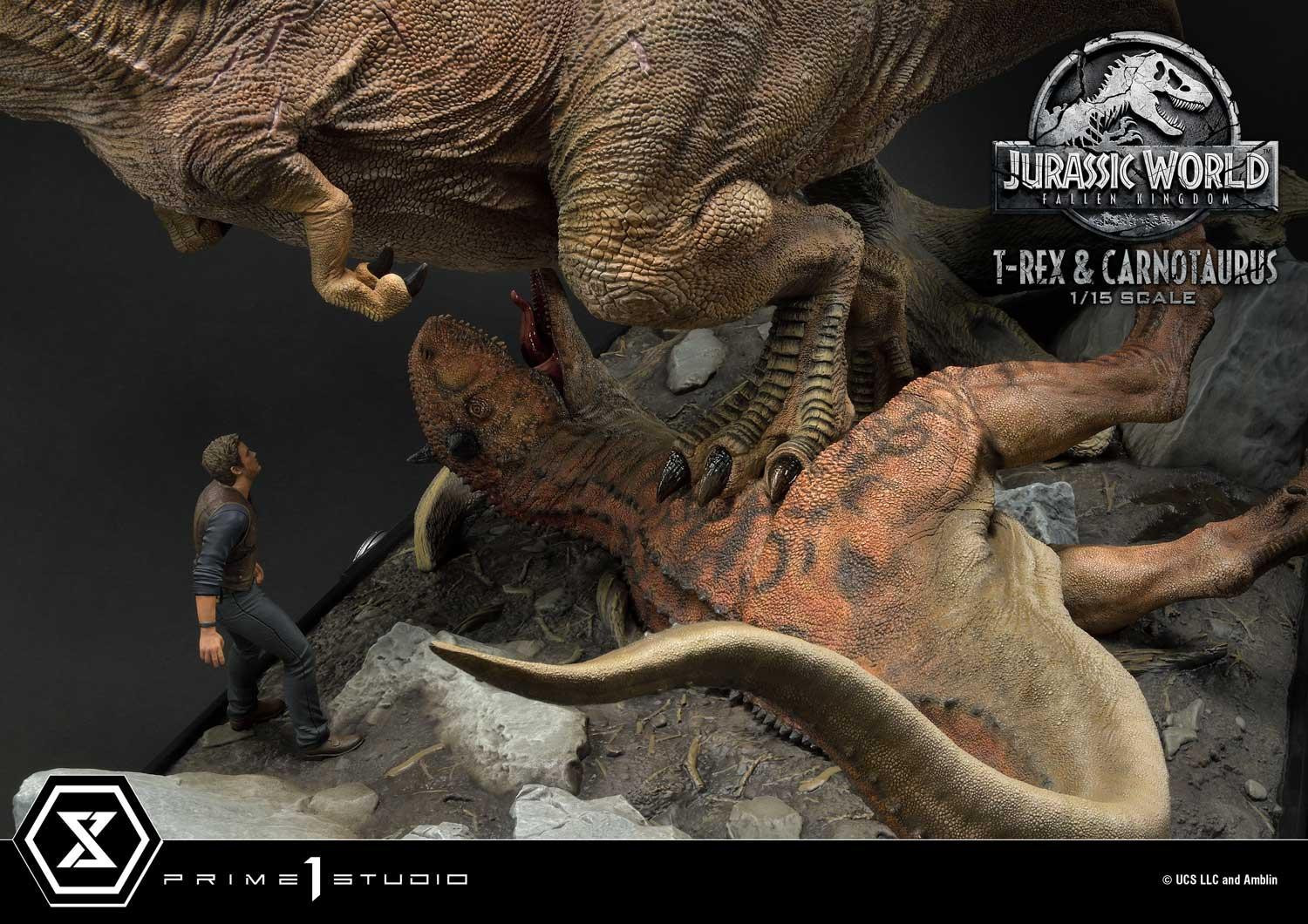 Jurassic World: Fallen Kingdom - Carnotaurus - Owen Grady - Tyrannosaurus Rex - Legacy Museum Collection (LMCJW2-07DX) - 1/15 - DX Version (Prime 1 Studio) photo 4