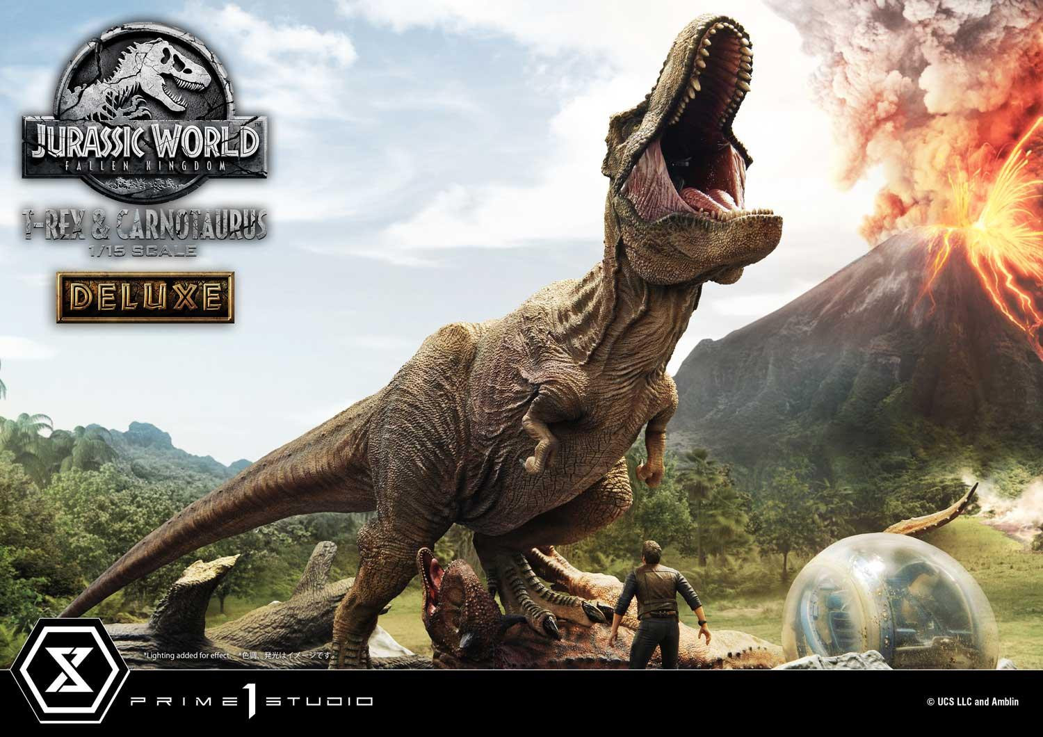 Jurassic World: Fallen Kingdom - Carnotaurus - Owen Grady - Tyrannosaurus Rex - Legacy Museum Collection (LMCJW2-07DX) - 1/15 - DX Version (Prime 1 Studio) photo 5
