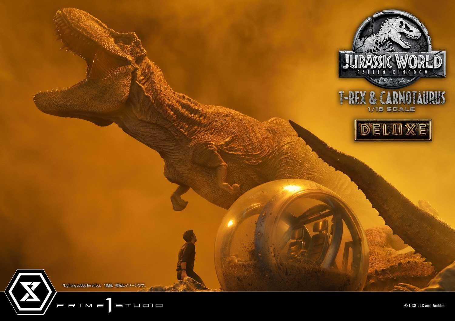 Jurassic World: Fallen Kingdom - Carnotaurus - Owen Grady - Tyrannosaurus Rex - Legacy Museum Collection (LMCJW2-07DX) - 1/15 - DX Version (Prime 1 Studio) photo 11