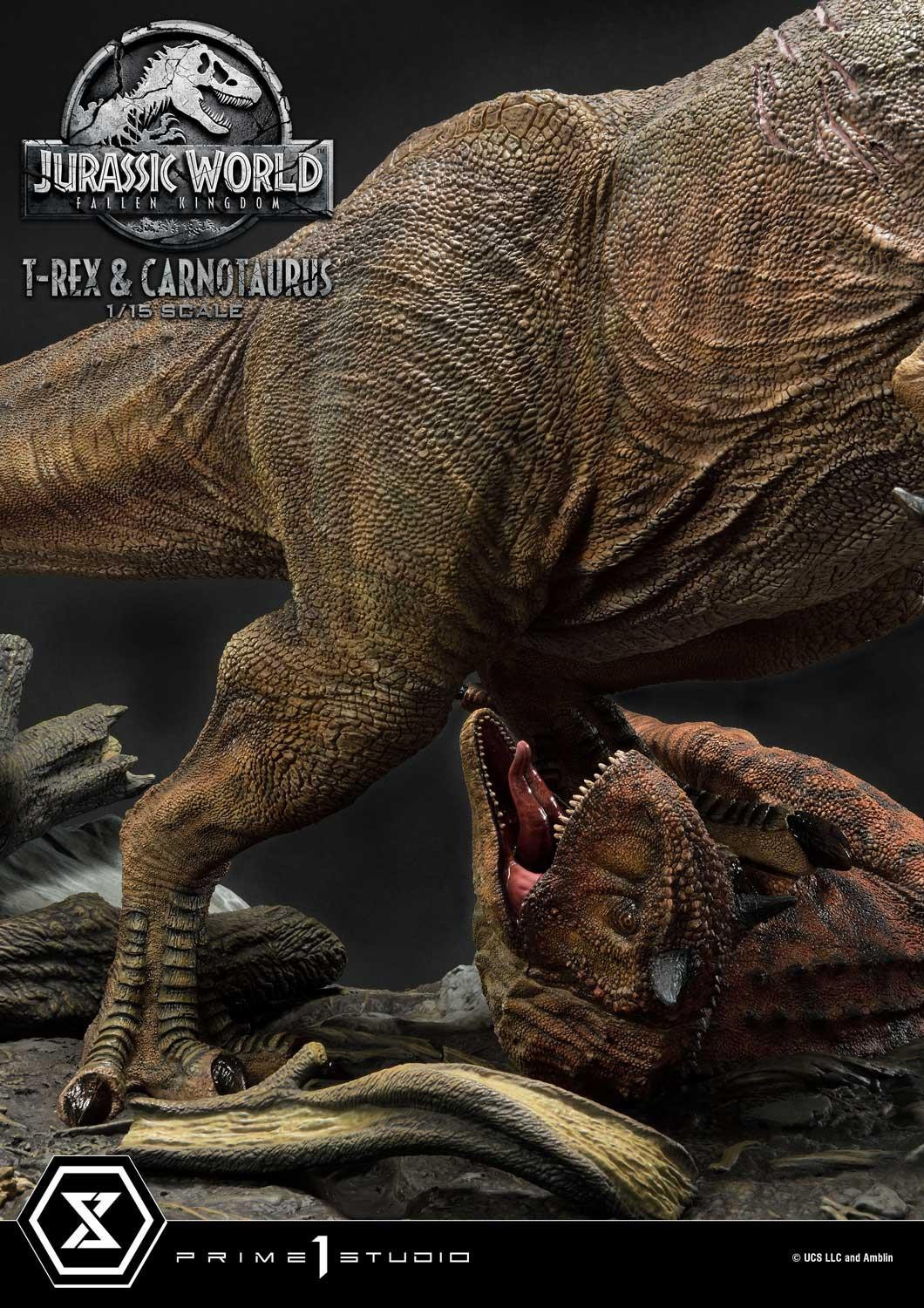 Jurassic World: Fallen Kingdom - Carnotaurus - Owen Grady - Tyrannosaurus Rex - Legacy Museum Collection (LMCJW2-07DX) - 1/15 - DX Version (Prime 1 Studio) photo 14