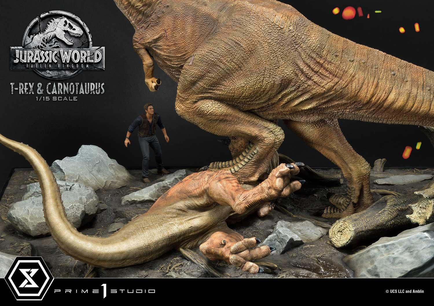 Jurassic World: Fallen Kingdom - Carnotaurus - Owen Grady - Tyrannosaurus Rex - Legacy Museum Collection (LMCJW2-07DX) - 1/15 - DX Version (Prime 1 Studio) photo 18