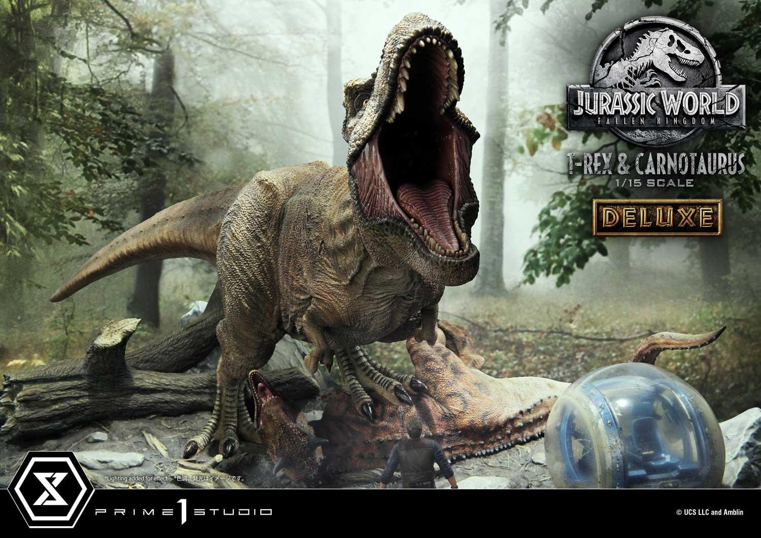 Jurassic World: Fallen Kingdom - Carnotaurus - Owen Grady - Tyrannosaurus Rex - Legacy Museum Collection (LMCJW2-07DX) - 1/15 - DX Version (Prime 1 Studio) photo 21
