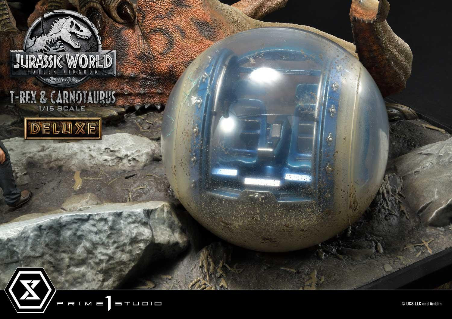 Jurassic World: Fallen Kingdom - Carnotaurus - Owen Grady - Tyrannosaurus Rex - Legacy Museum Collection (LMCJW2-07DX) - 1/15 - DX Version (Prime 1 Studio) photo 24