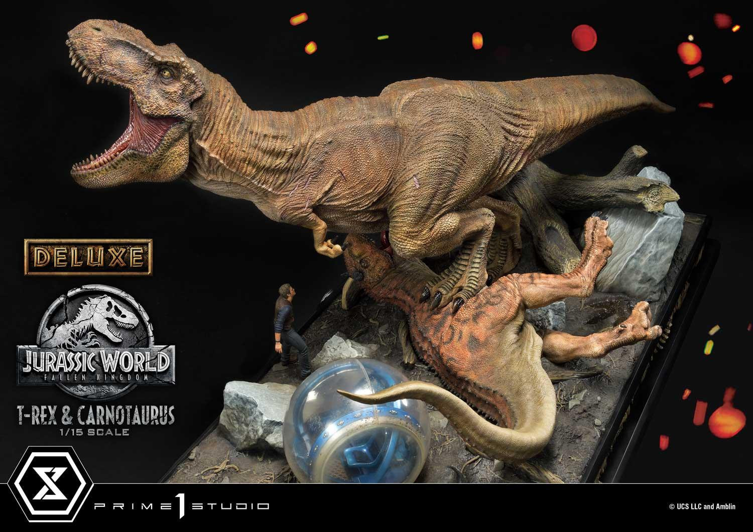 Jurassic World: Fallen Kingdom - Carnotaurus - Owen Grady - Tyrannosaurus Rex - Legacy Museum Collection (LMCJW2-07DX) - 1/15 - DX Version (Prime 1 Studio) photo 26