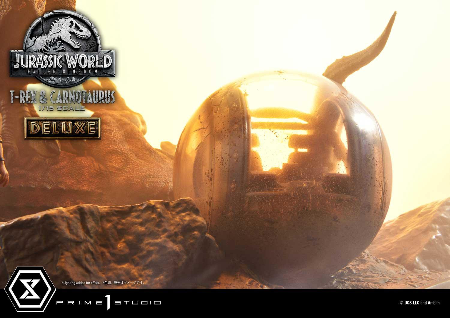 Jurassic World: Fallen Kingdom - Carnotaurus - Owen Grady - Tyrannosaurus Rex - Legacy Museum Collection (LMCJW2-07DX) - 1/15 - DX Version (Prime 1 Studio) photo 29